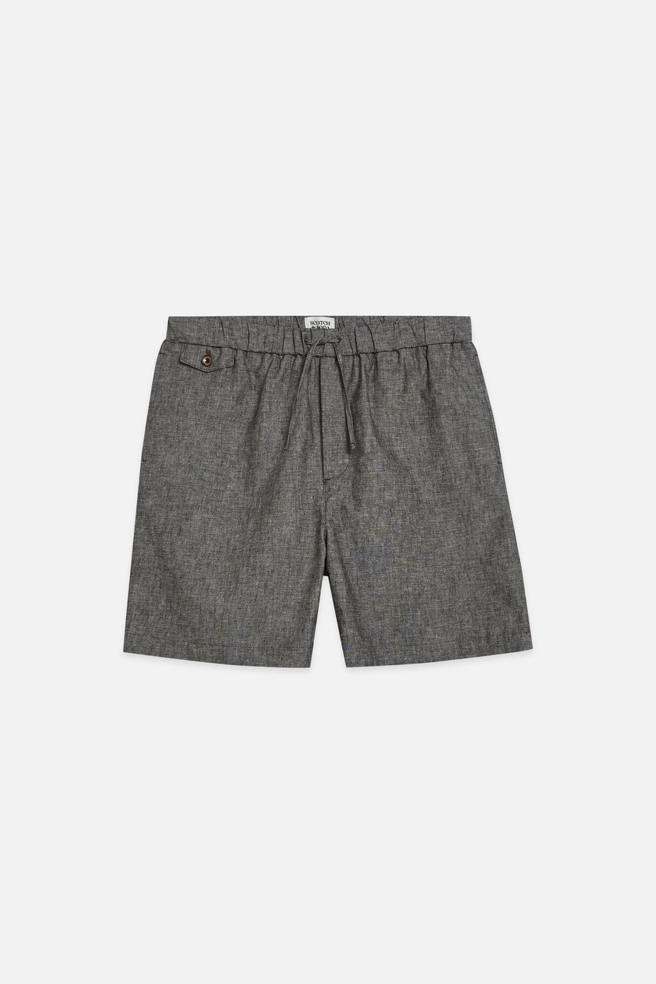 TAILORED LINENBLEND SHORTLENGTH BERMUDA SHORTS BLACK 4