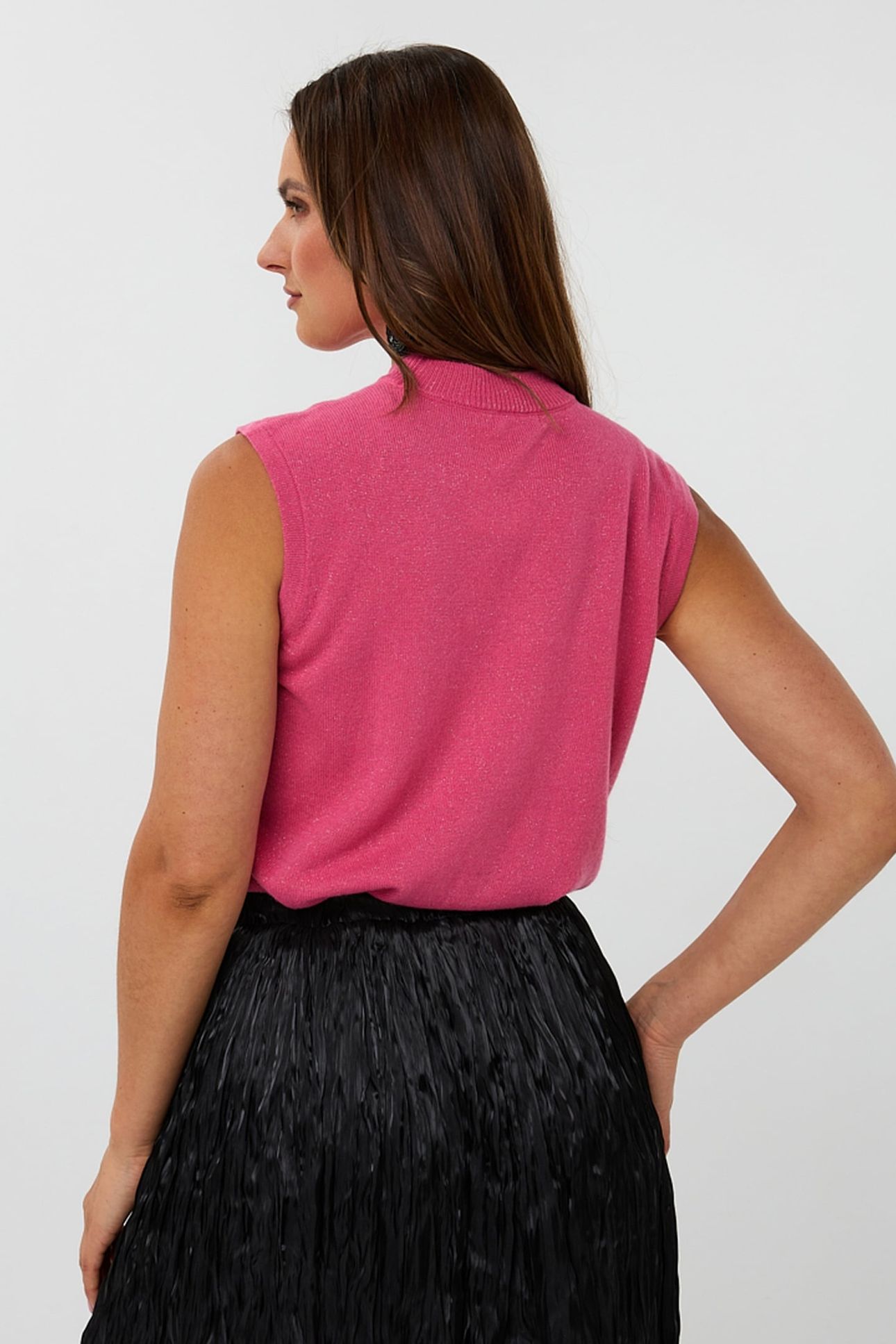 SWEATER COL SLV/LSS WOOL FRAMBOISE 3
