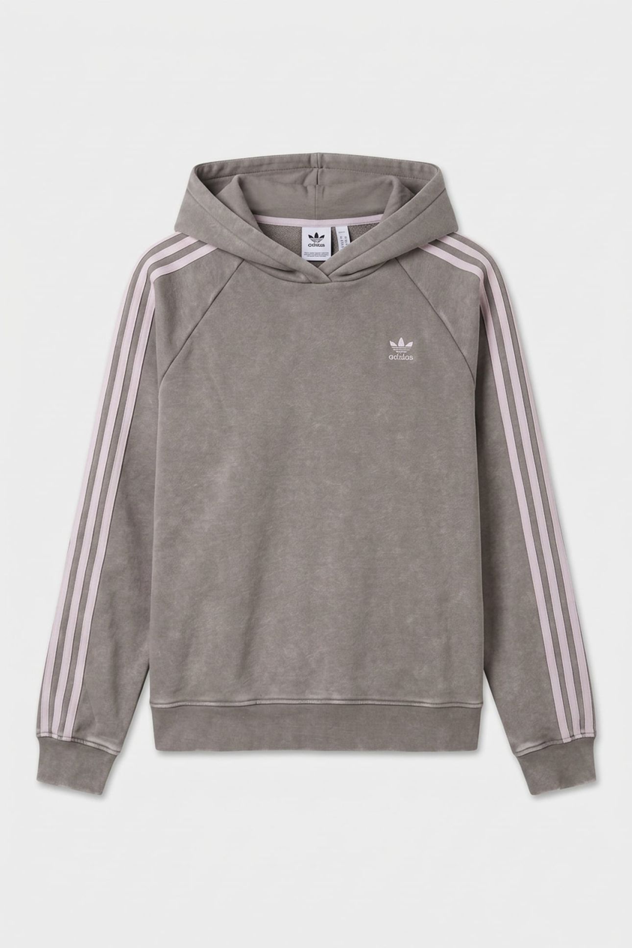 WASH HOODIE GREY THREE 3
