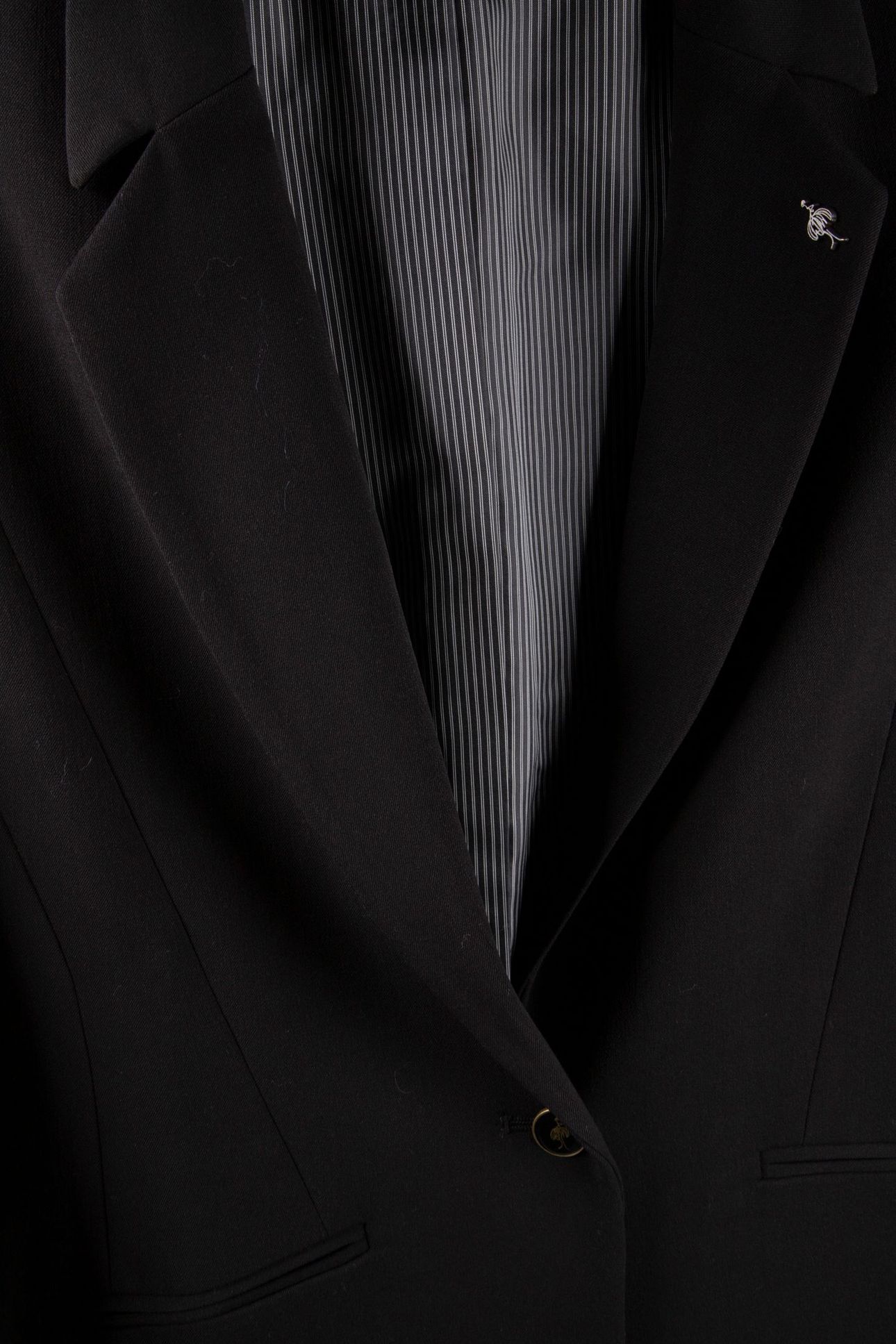 VAYA . BLACK SUIT JACKET IN COLD WOOL 4