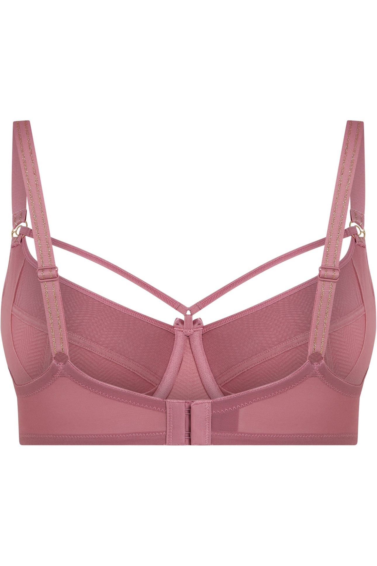 SPACE ODYSSEY ROSE AND GOLD BALCONY BRA 4