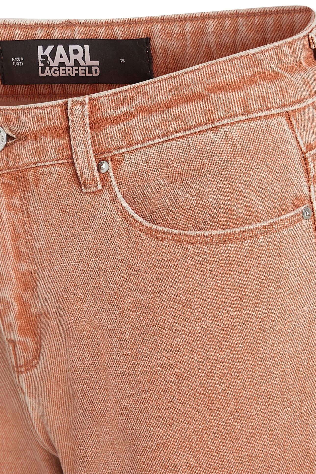 CLAY DYED STRAIGHT LEG DENIMS TERRACOTTA DENIM 4