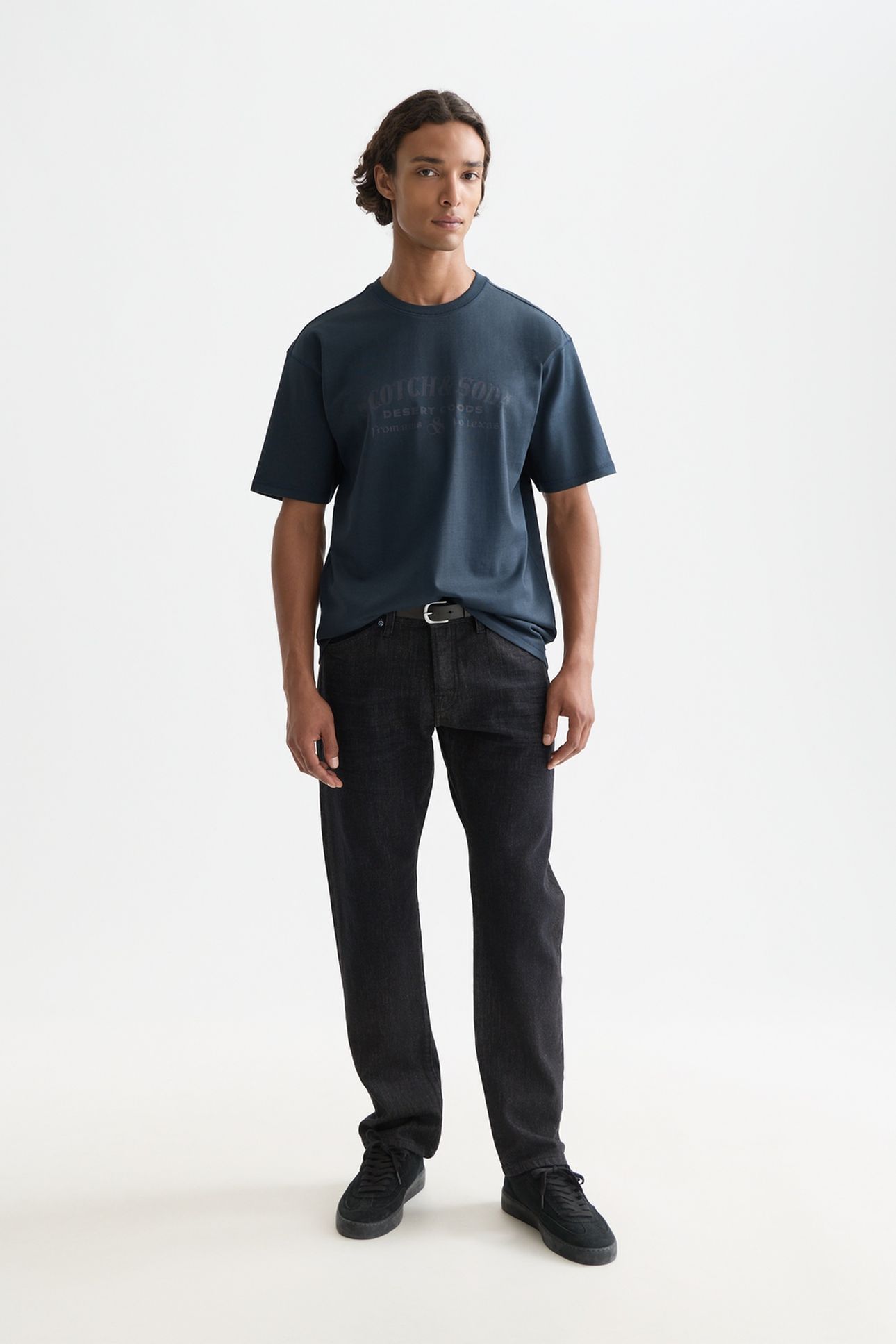 FRONT ARTWORK RELAXED-FIT T-SHIRT BLACK 3