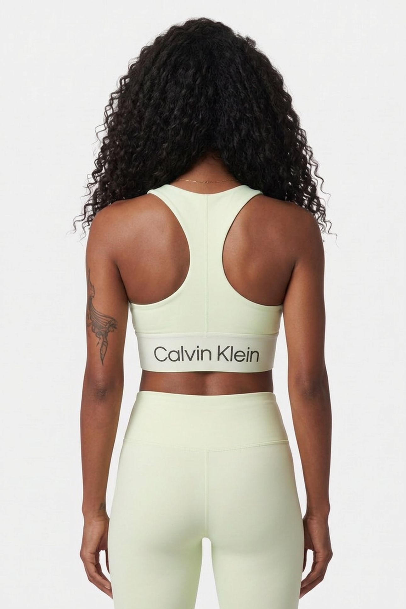 MEDIUM SUPPORT SPORTS BRA LIME CREAM 2