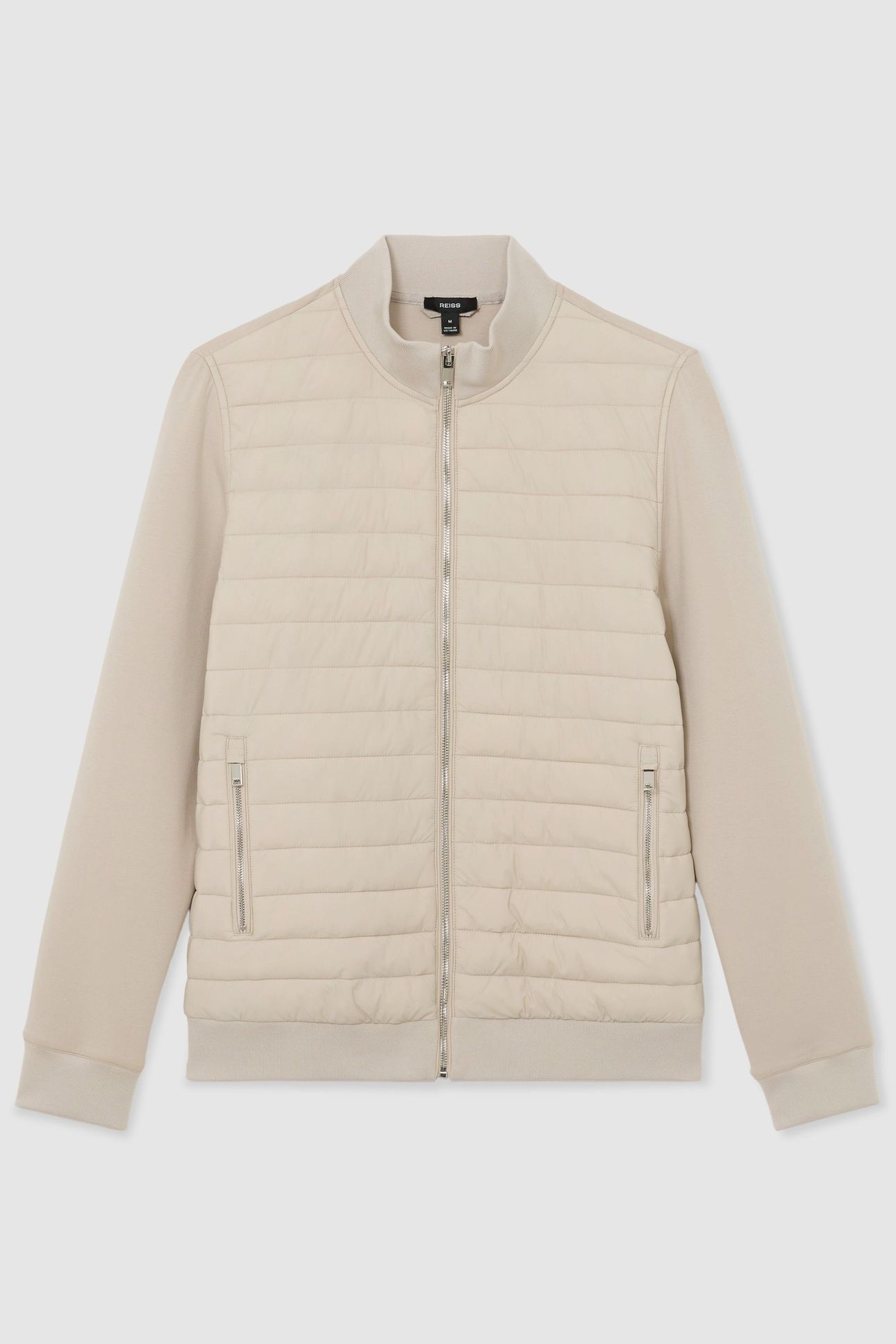 LS QUILTED HYBRID JACKET LIGHT STONE 4