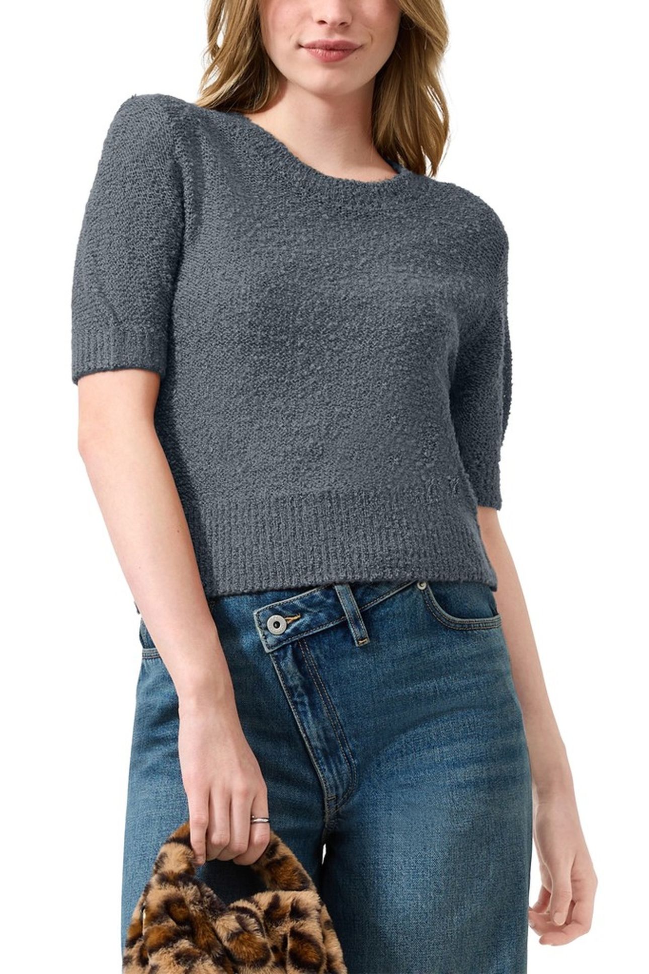 S.OLIVER-QS PULLOVERS GREY/BLACK 1