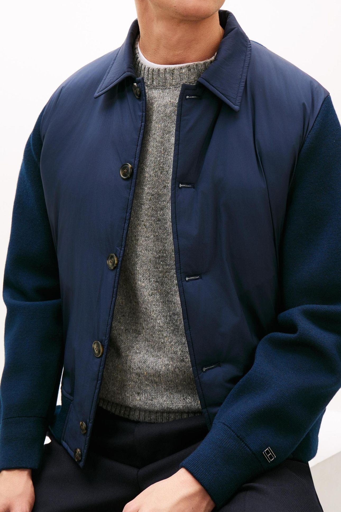 DC MIX MEDIA JACKET DARK NIGHT NAVY 2