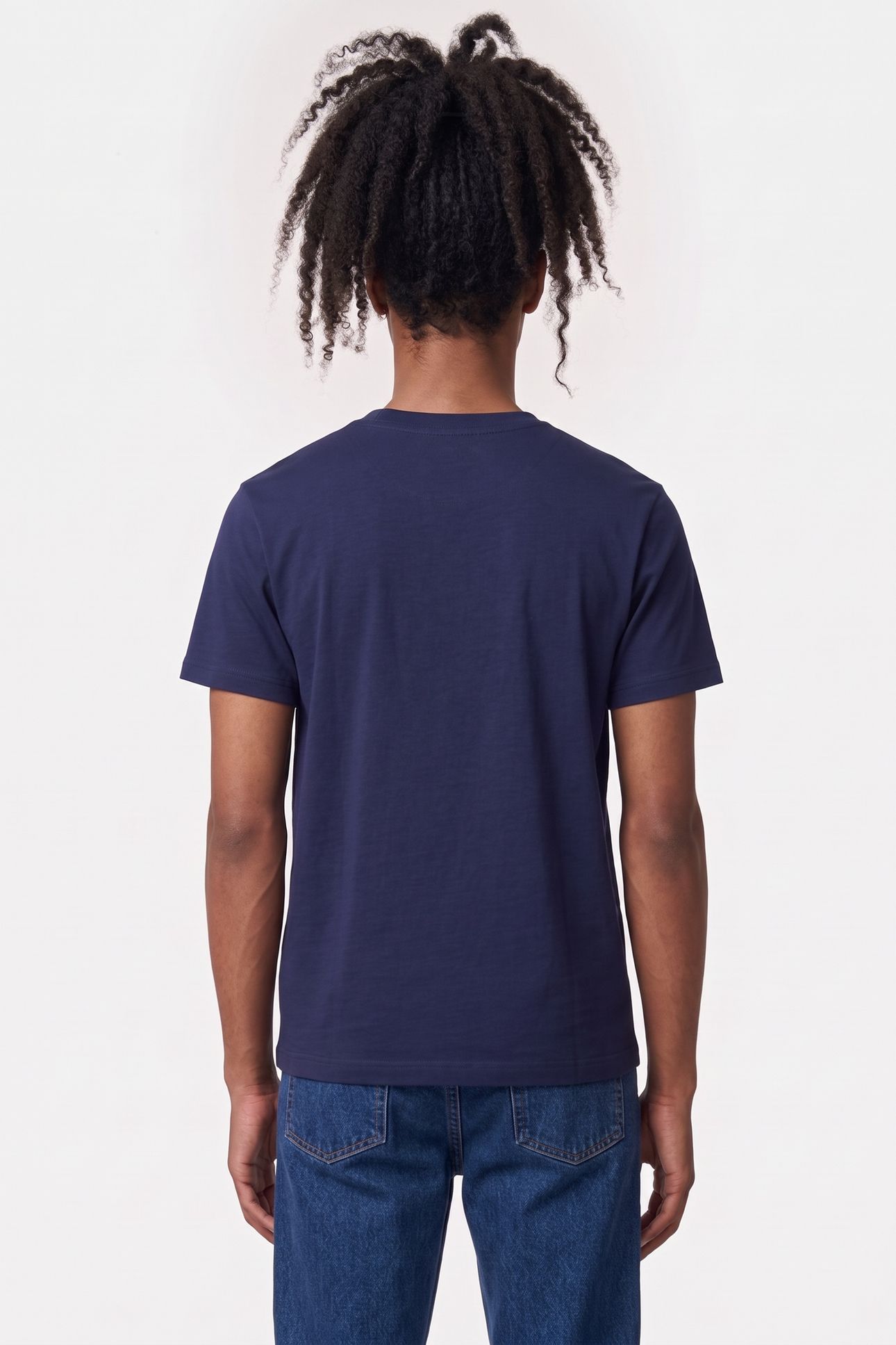 UNISEX T-SHIRT SHORT SLEEVE APPLE INDIGO 4