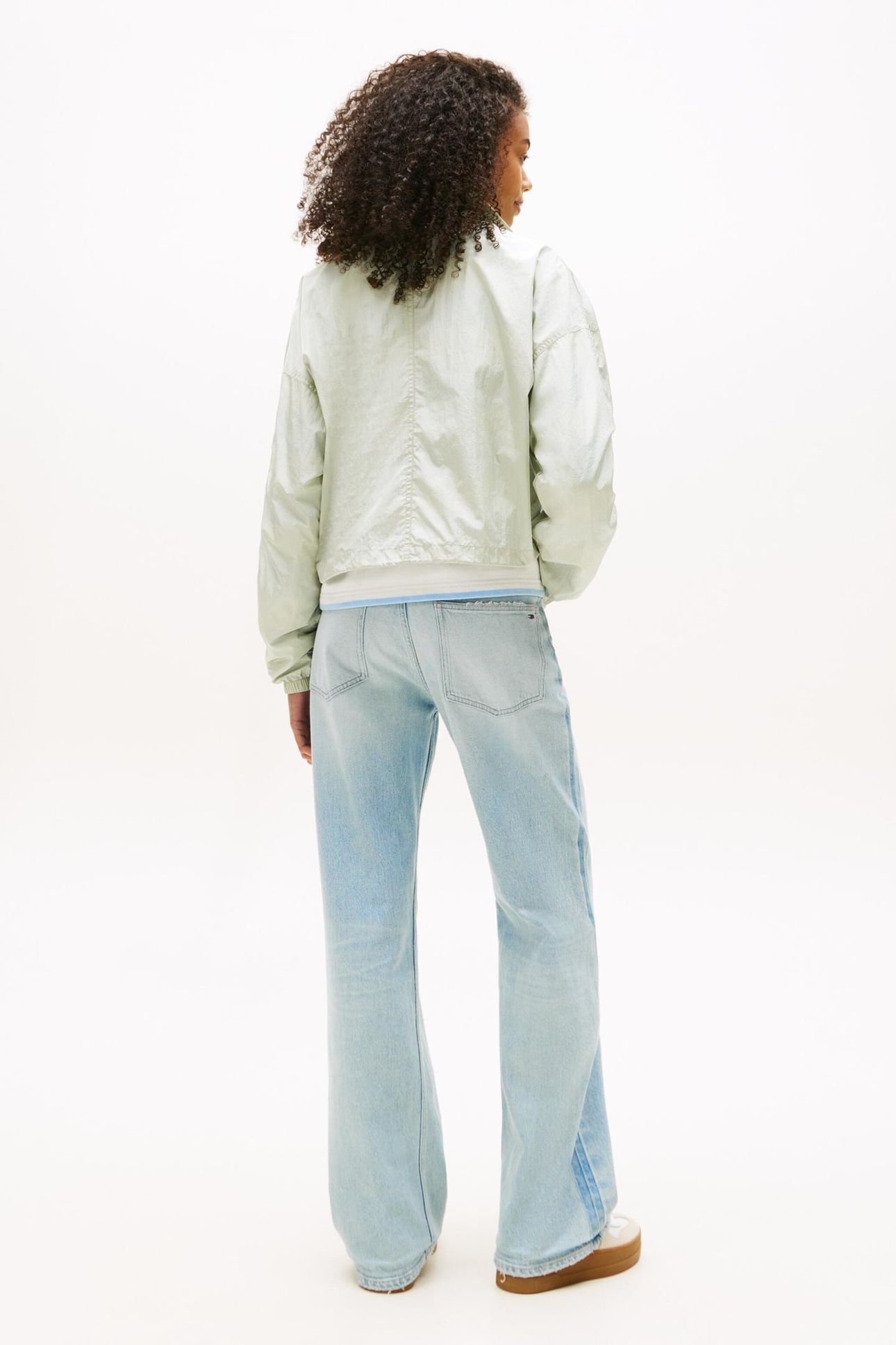 TJW STAND COLLAR WIND JACKET MISTY SAGE 3