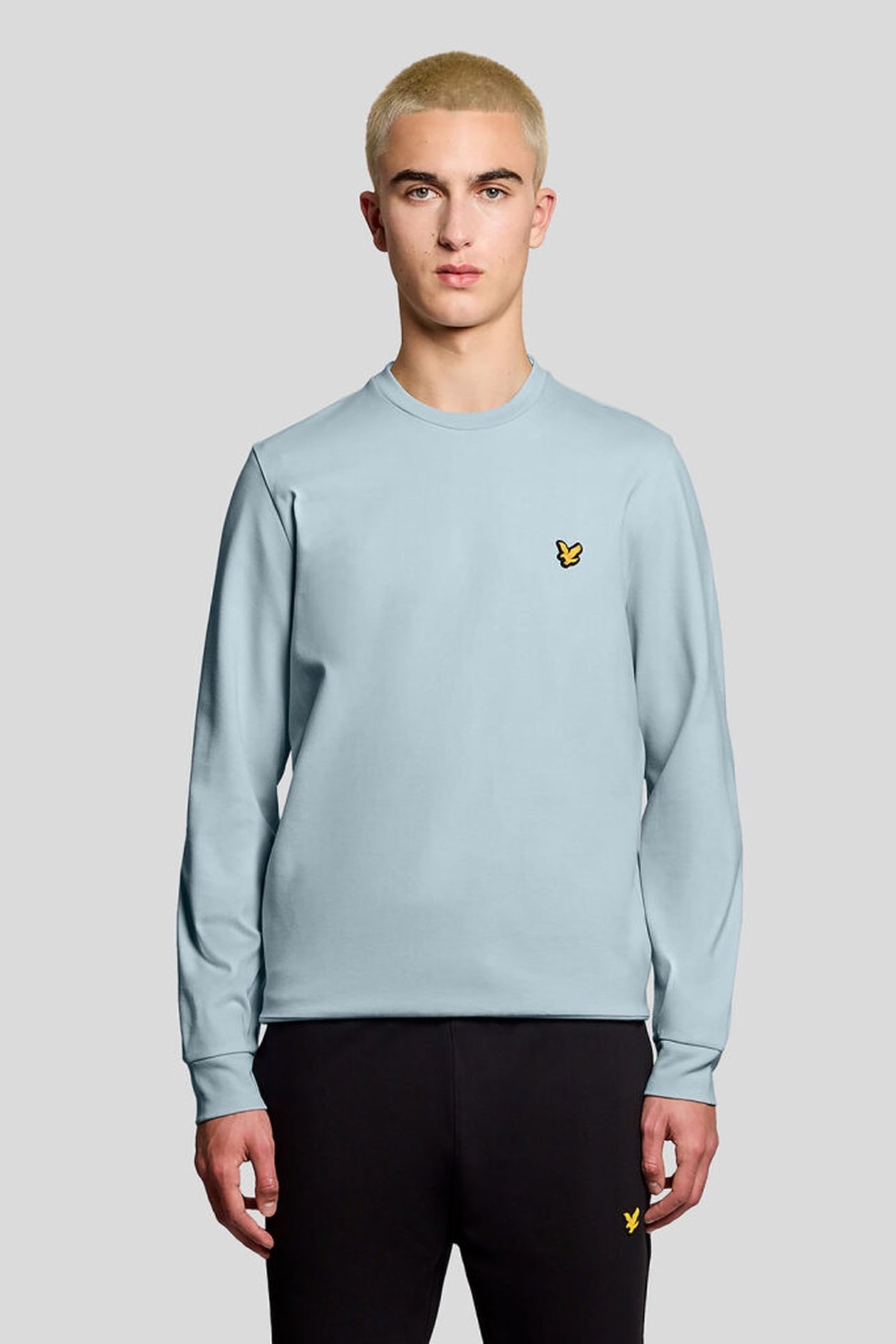 CREW NECK FLY FLEECE BLUE LAGOON 1