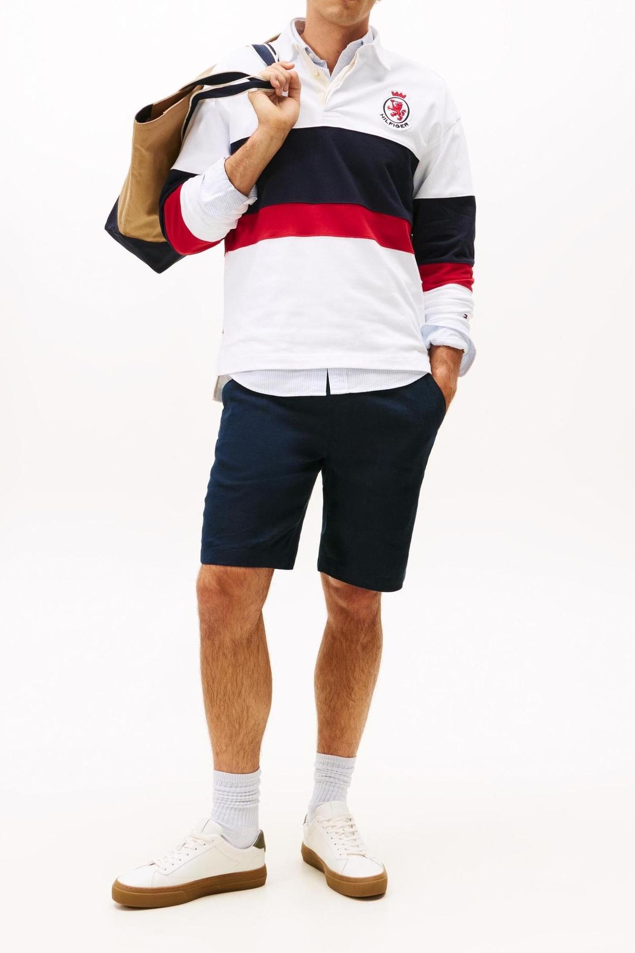 HARLEM PO LINEN SHORT DESERT SKY 2