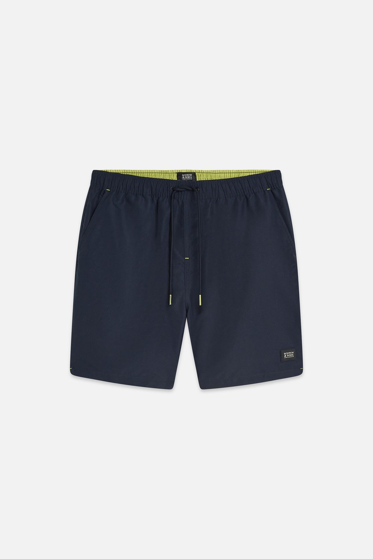 SOLID MIDLENGTH SWIM SHORTS NAVY 1