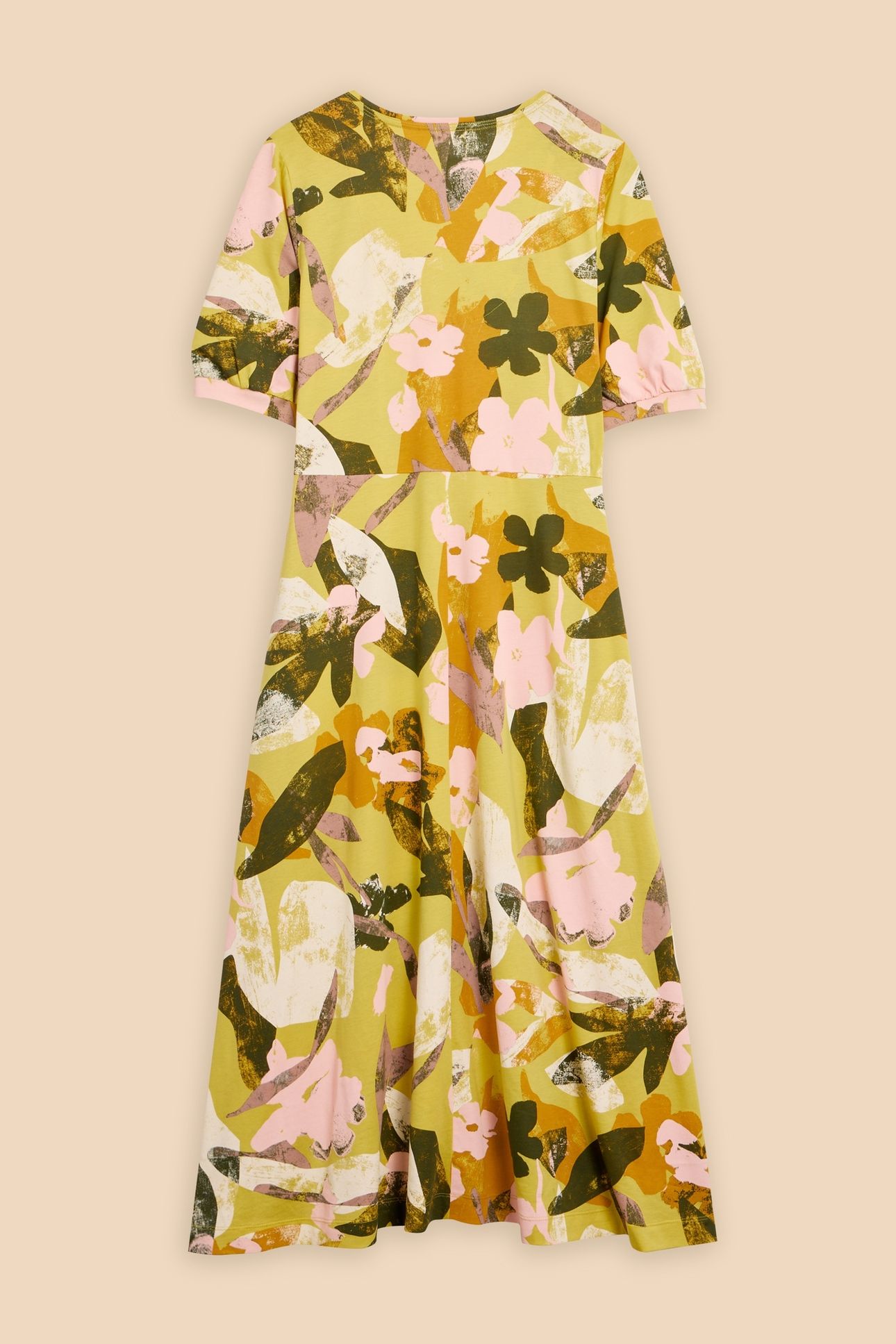MEGAN JERSEY DRESS YELLOW PR 3