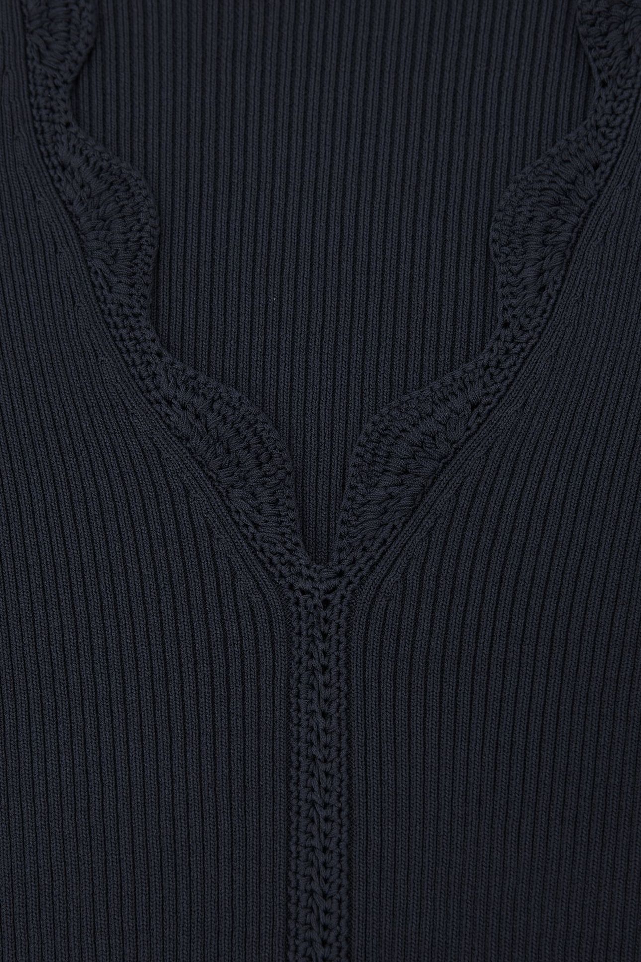 CROCHET STITCH TOP NAVY 6