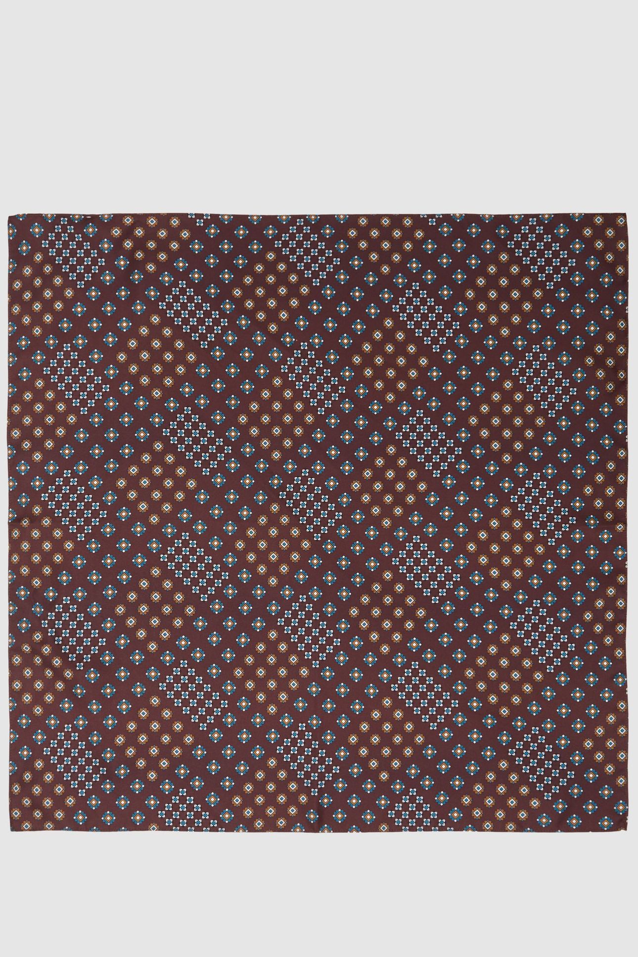 PRINTED NECK TIE BURGUNDY 2