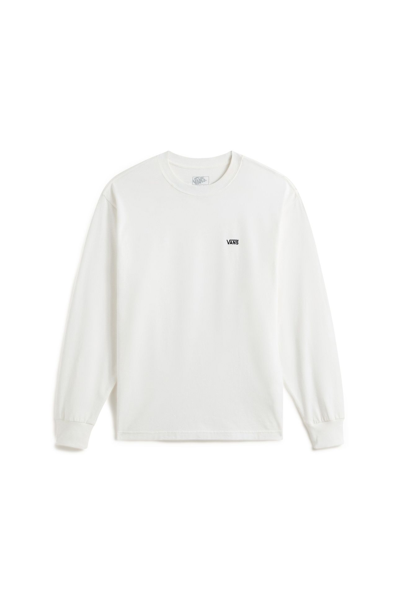 LEFT CHEST II LOOSE LS TEE WHITE 2
