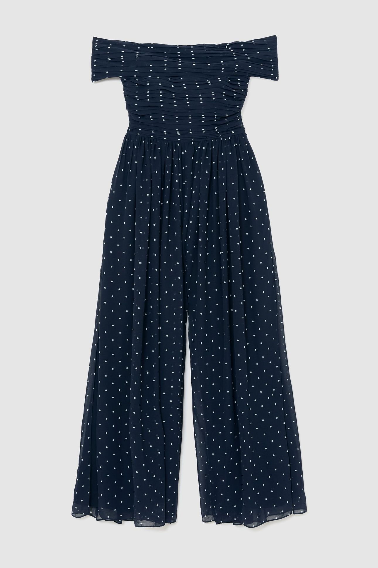 POLKA DOT JUMPSUIT NAVY/IVORY 4