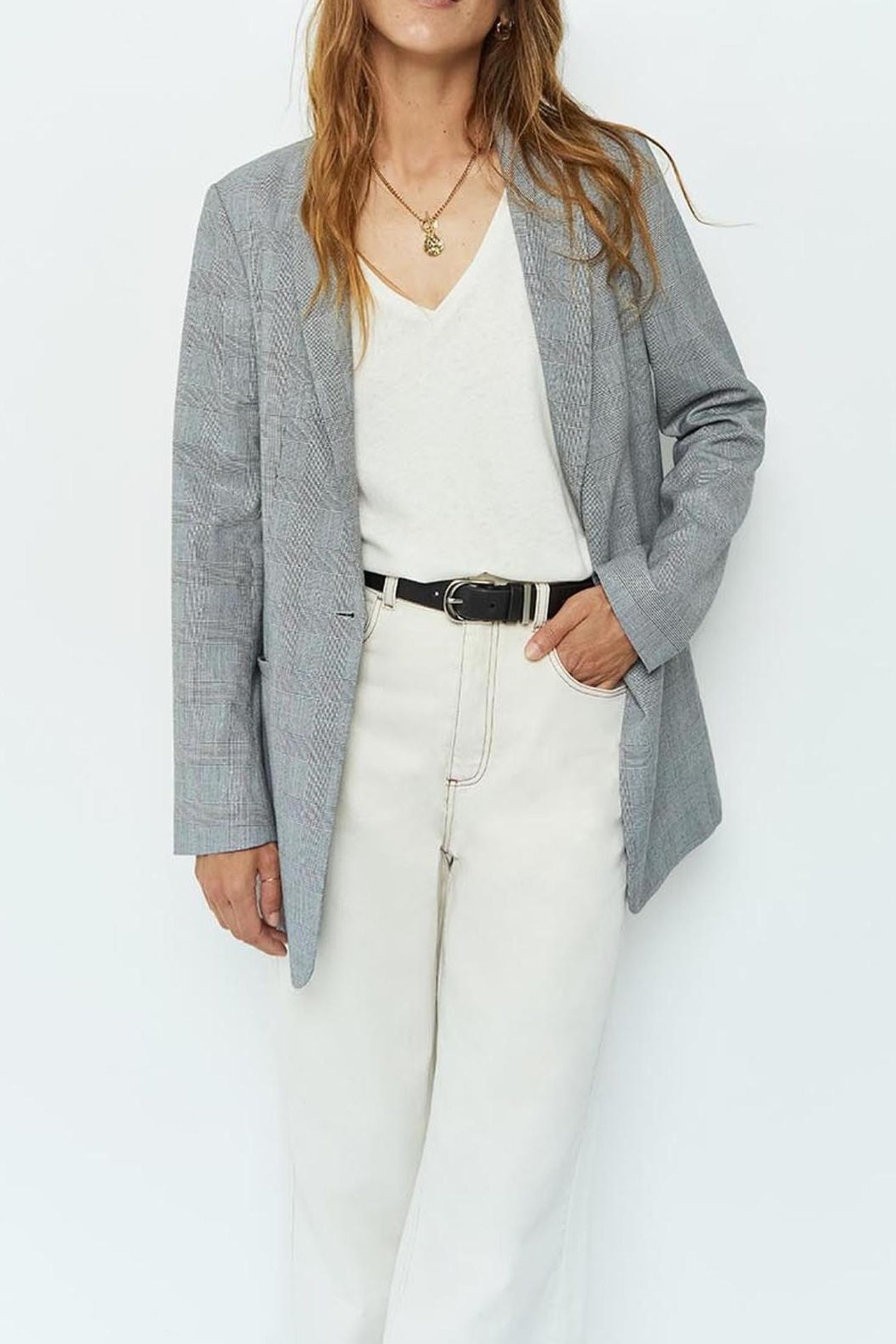 VANCE _ GREY SUIT JACKET WITH PRINCE_DE_GALLES PATTERN 1