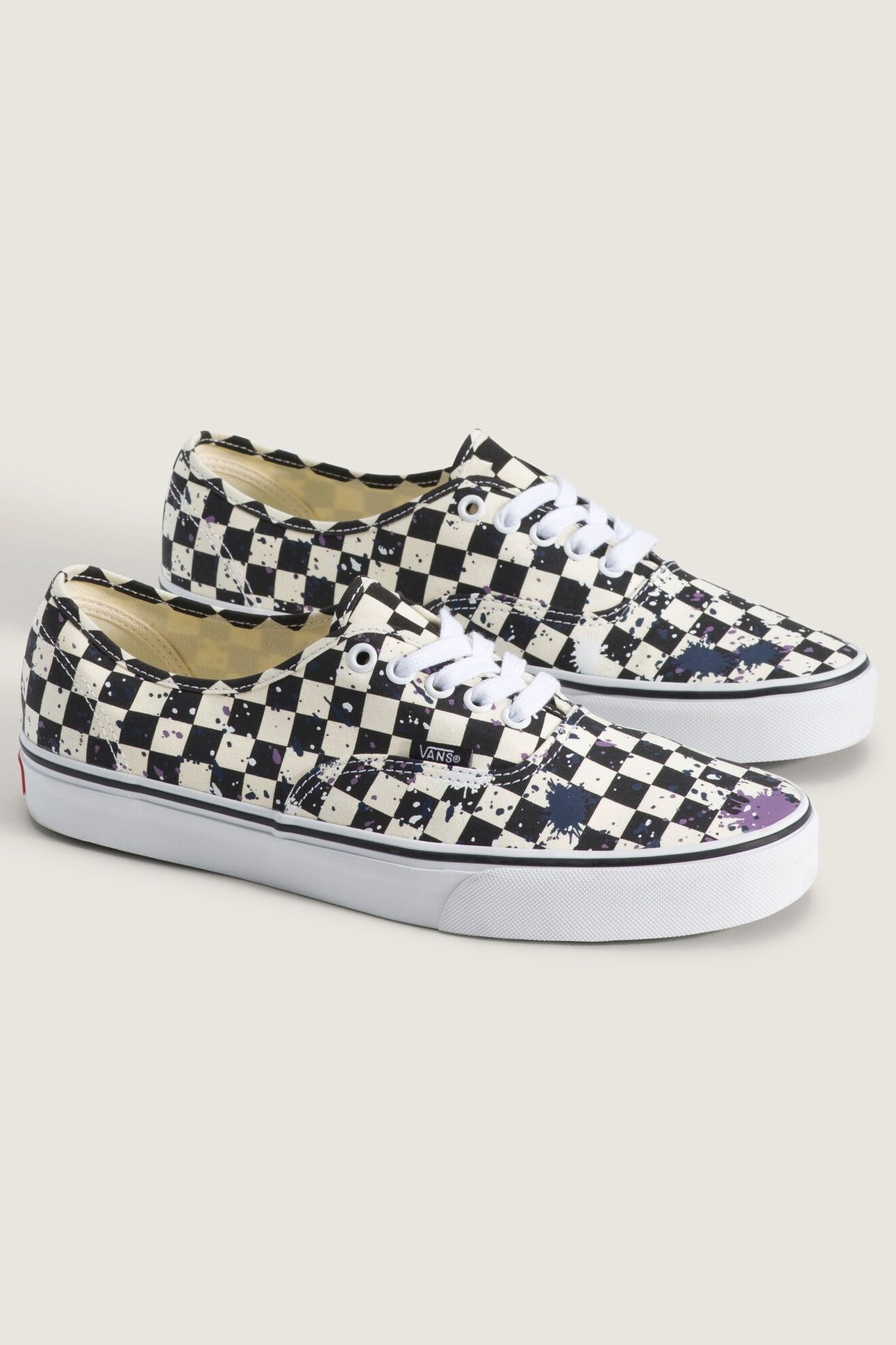 UNISEX AUTHENTIC SPLATTER CHECKERBOARD/MULTI 2