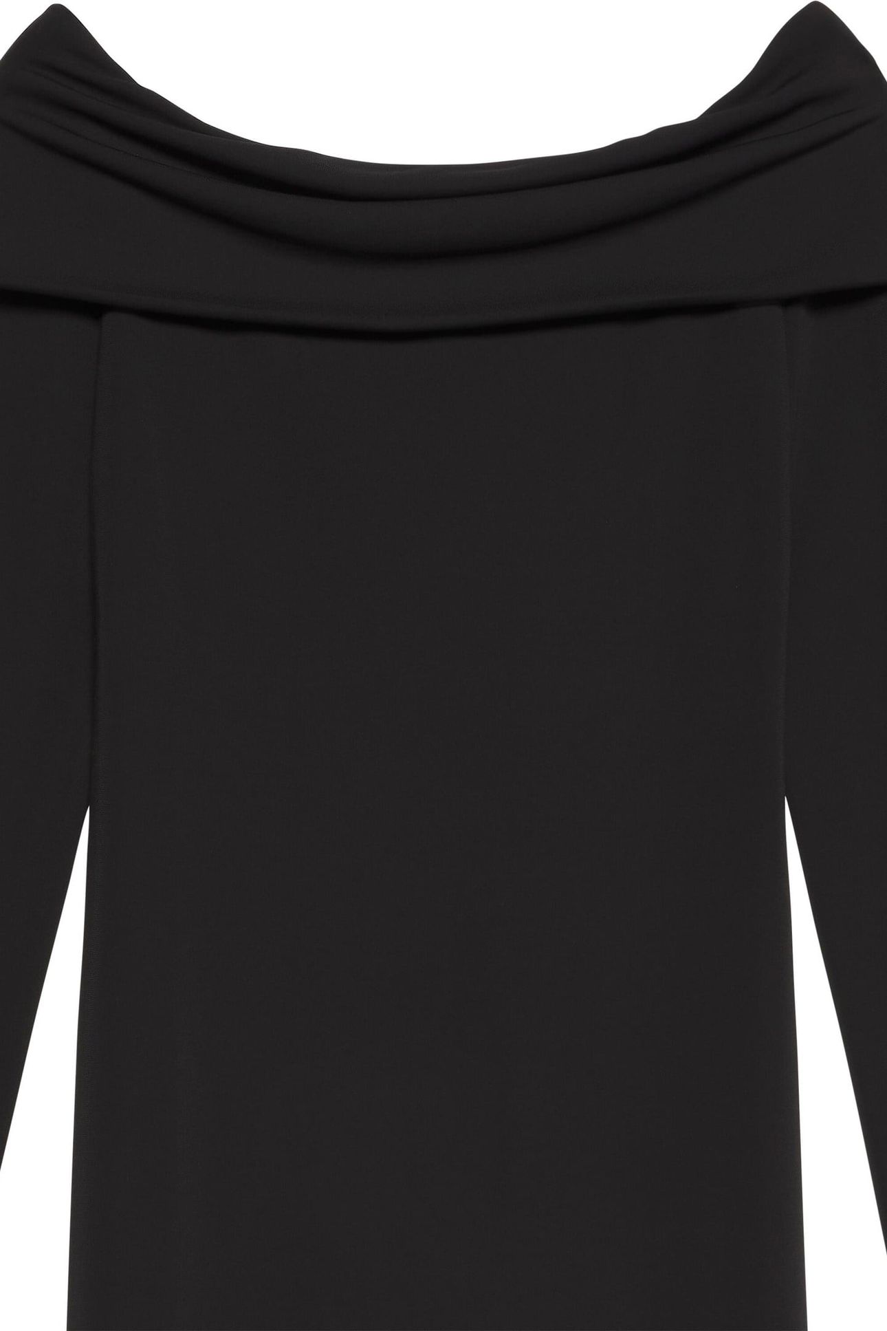 OFF SHOULDER REFINED DRESS BLACK 3