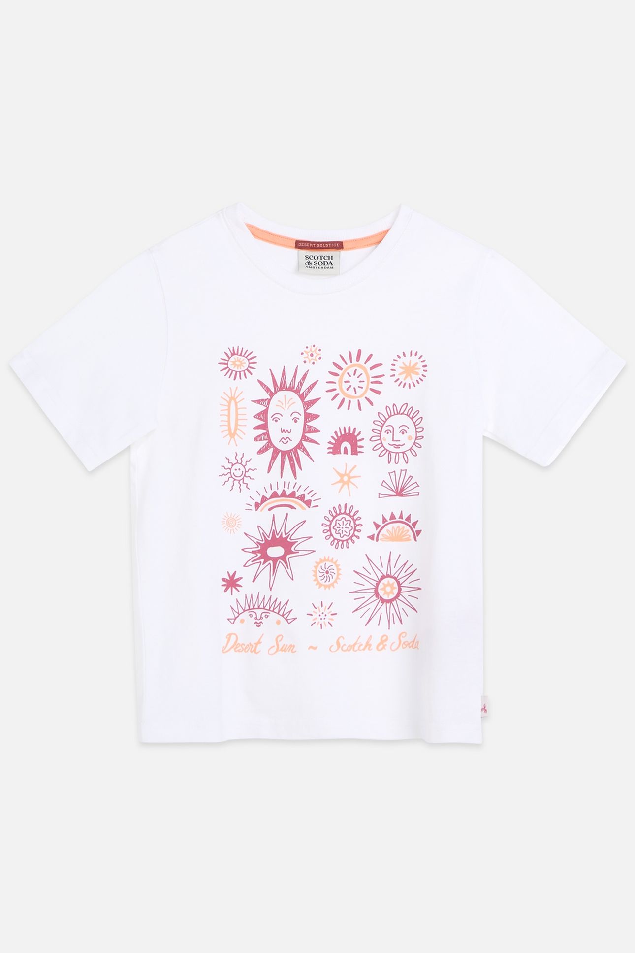 GIRLS FRONT ARTWORK RELAXEDFIT TSHIRT WHITE/PASTEL 1