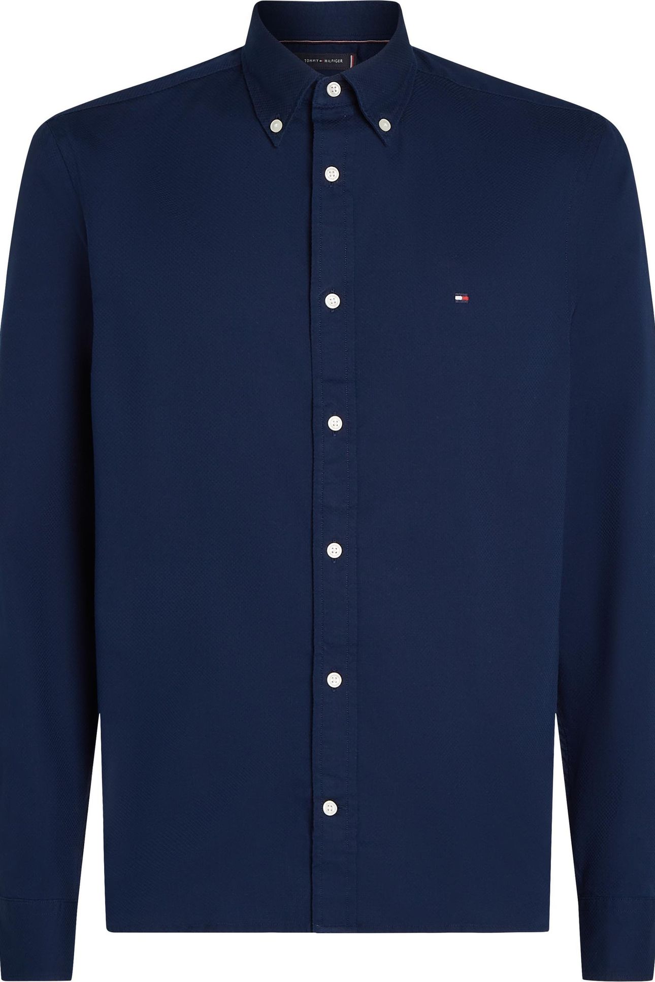 FLEX DOBBY SF SHIRT CARBON NAVY 1
