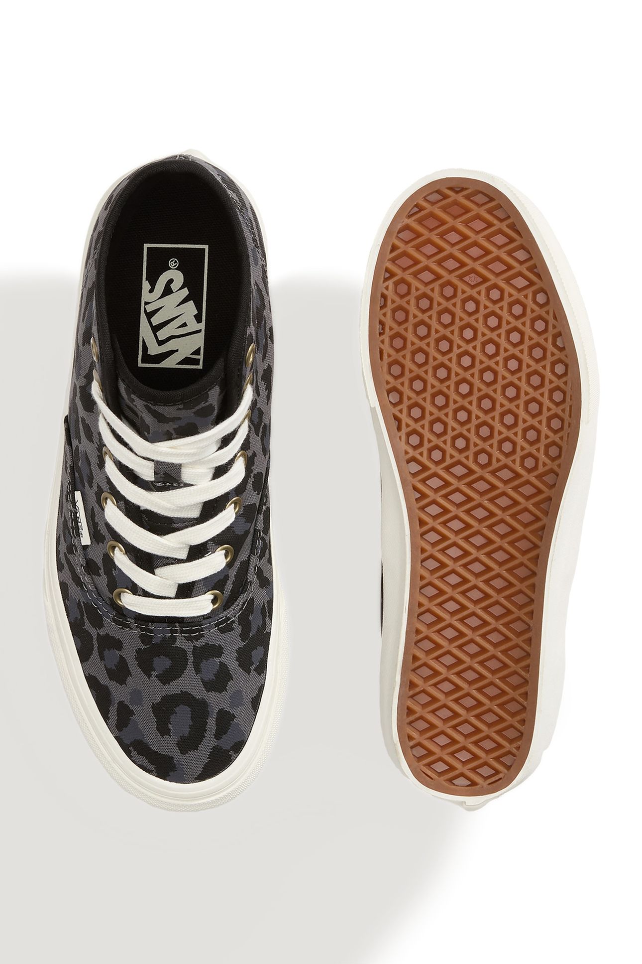 UNISEX AUTHENTIC HI 2.0 LEOPARD BLACK/PEWTER 5