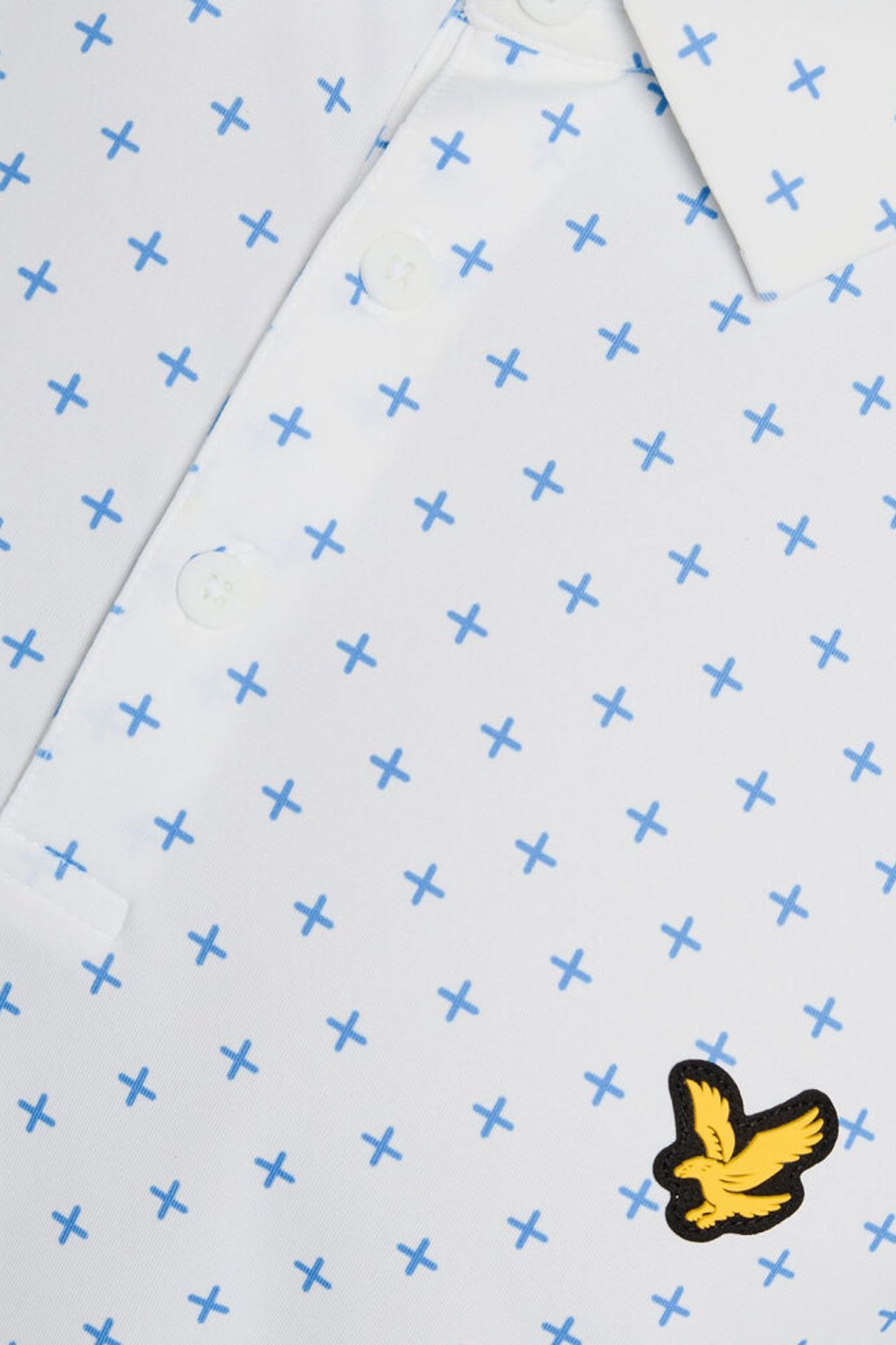 GOLF CROSS PRINT POLO WHITE 6