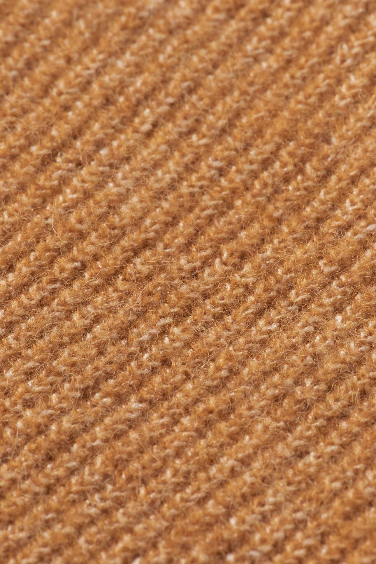 FUZZY RELAXED CARDIGAN TOBACCO MELANGE 7