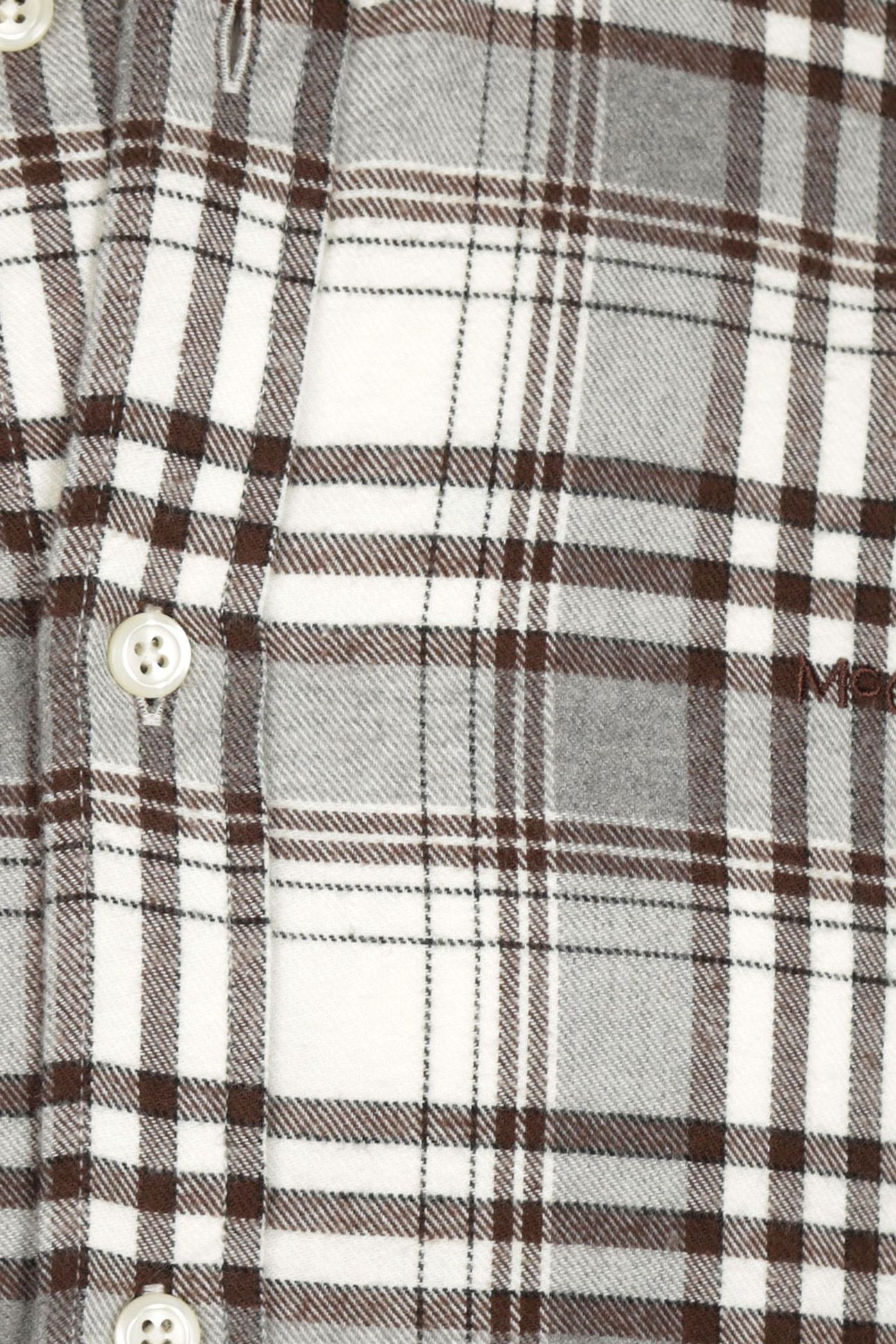 FLANNEL CHECK SHIRT #4 CHOCOLATE BROWN 4