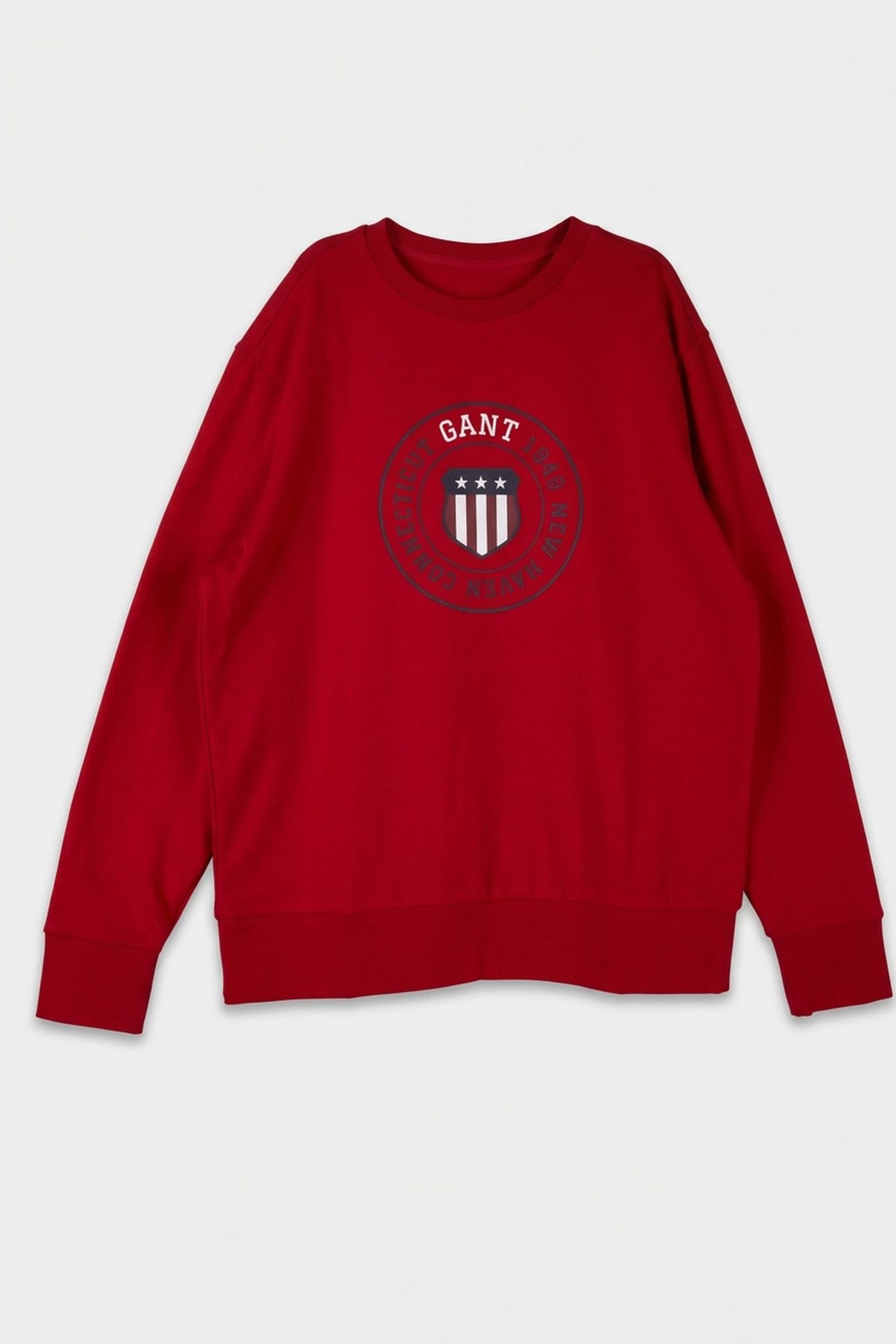 GRAPHIC C-NECK RUBY RED 3