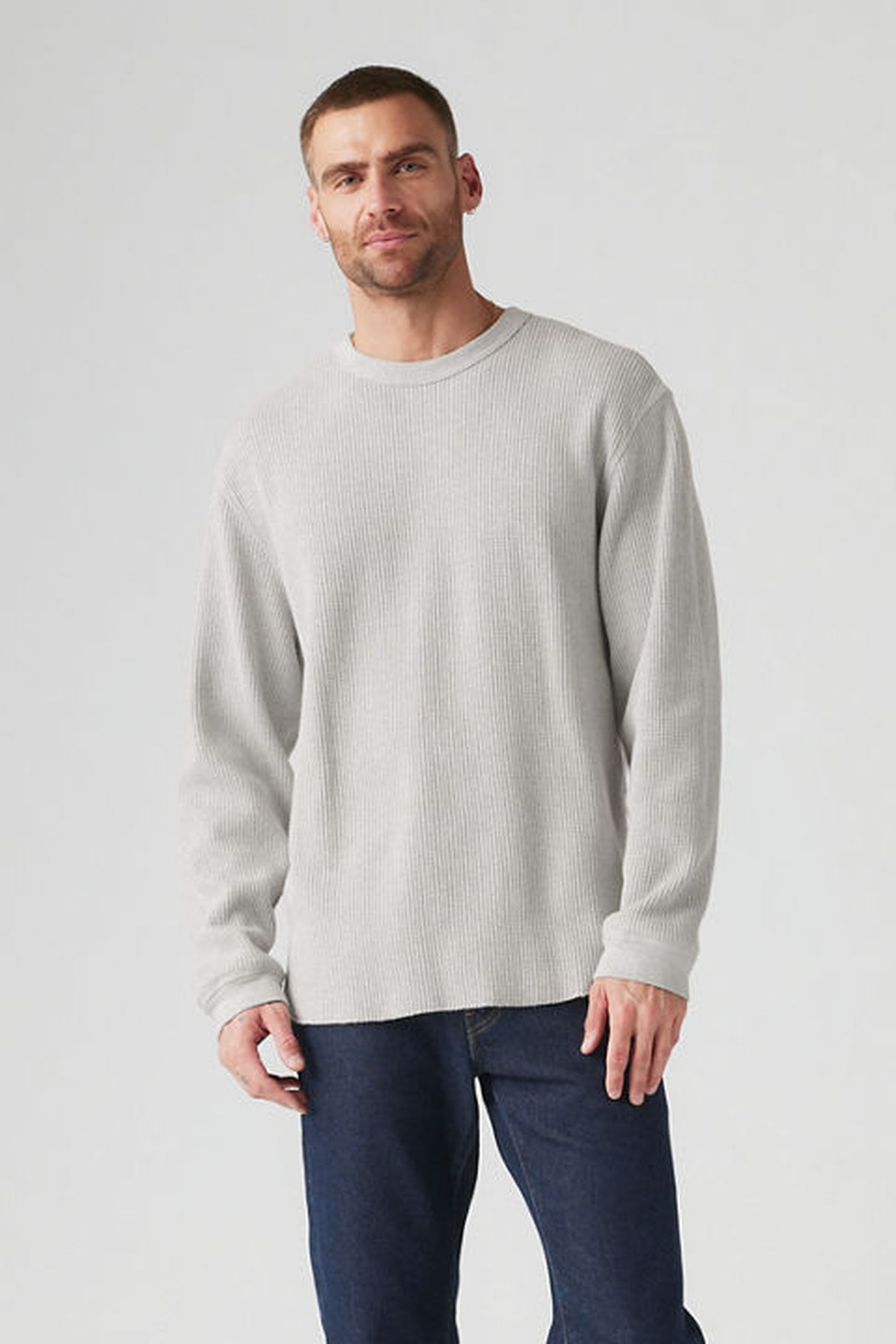 LONG-SLEEVE RELAXED THERMAL TEE 1