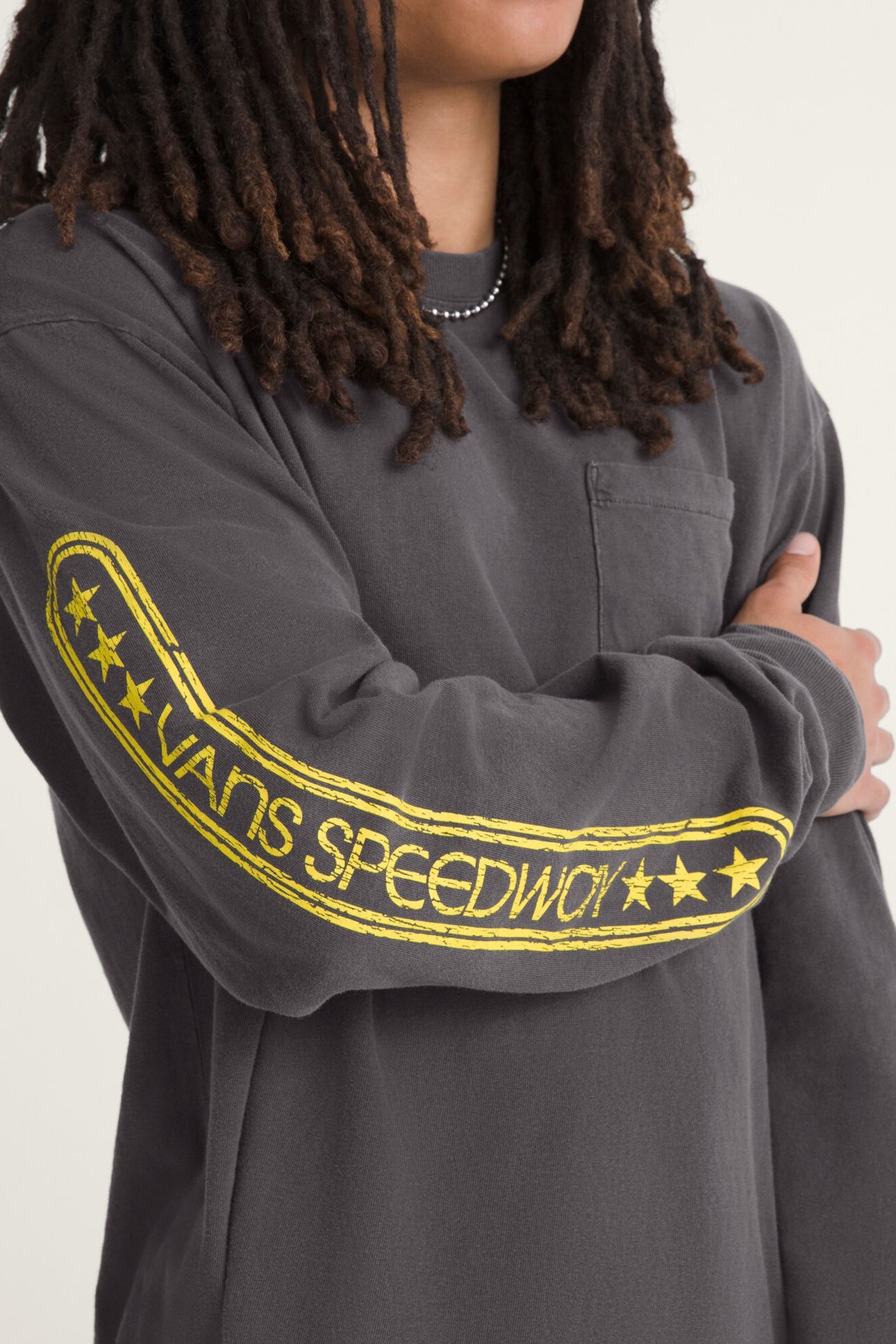 VANS SPEEDWAY LS TEE FADED BLACK 6