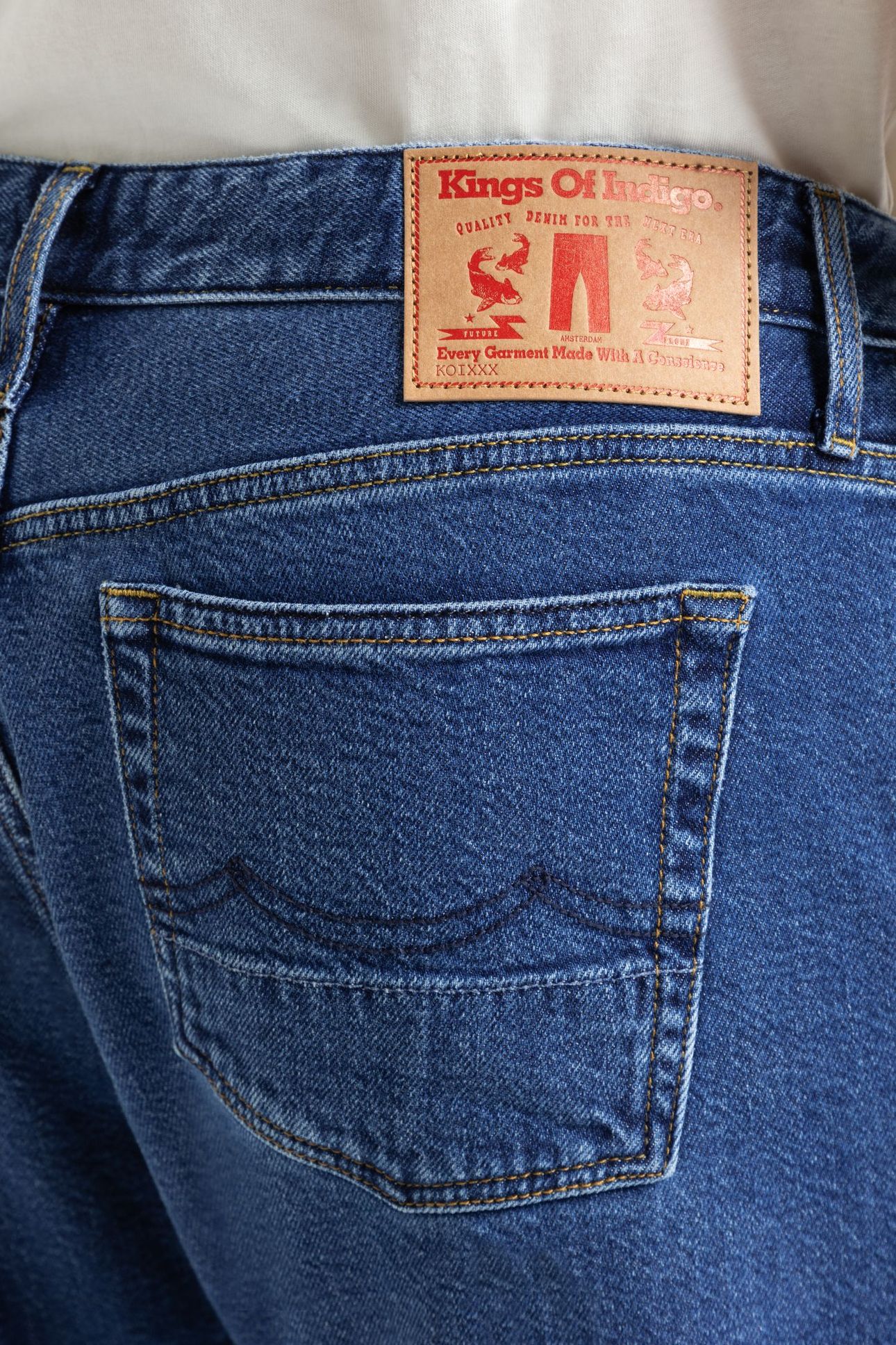 ADDO JEANS COTTON FLEX MID BLUE 4