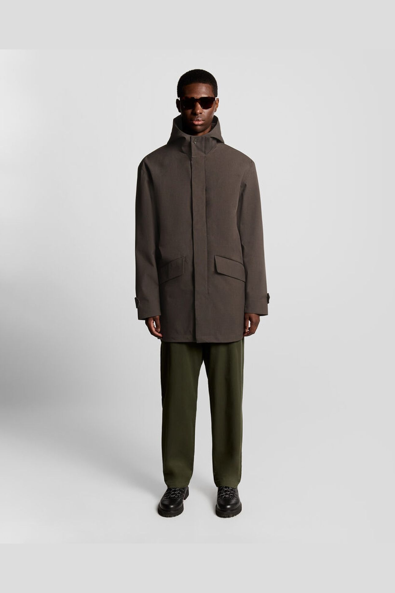 MILITARY PARKA CHARCOAL MARL 3