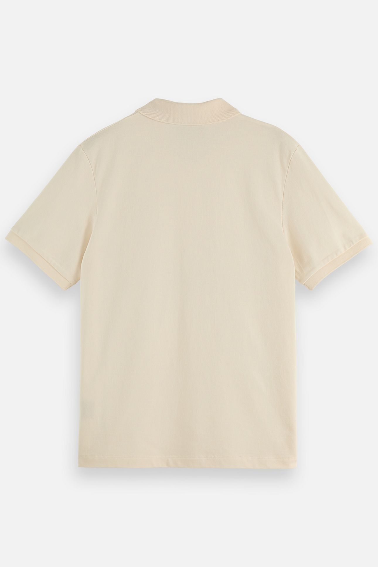 SEASONAL CORE PIQUE CHEST LOGO POLO LIGHT BEIGE 2