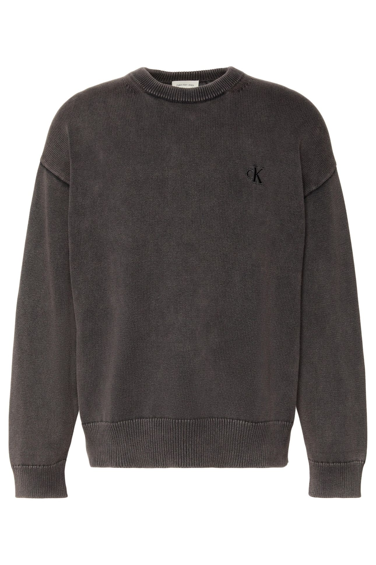 LS EASY COTTON CREWNECK BLACK 1