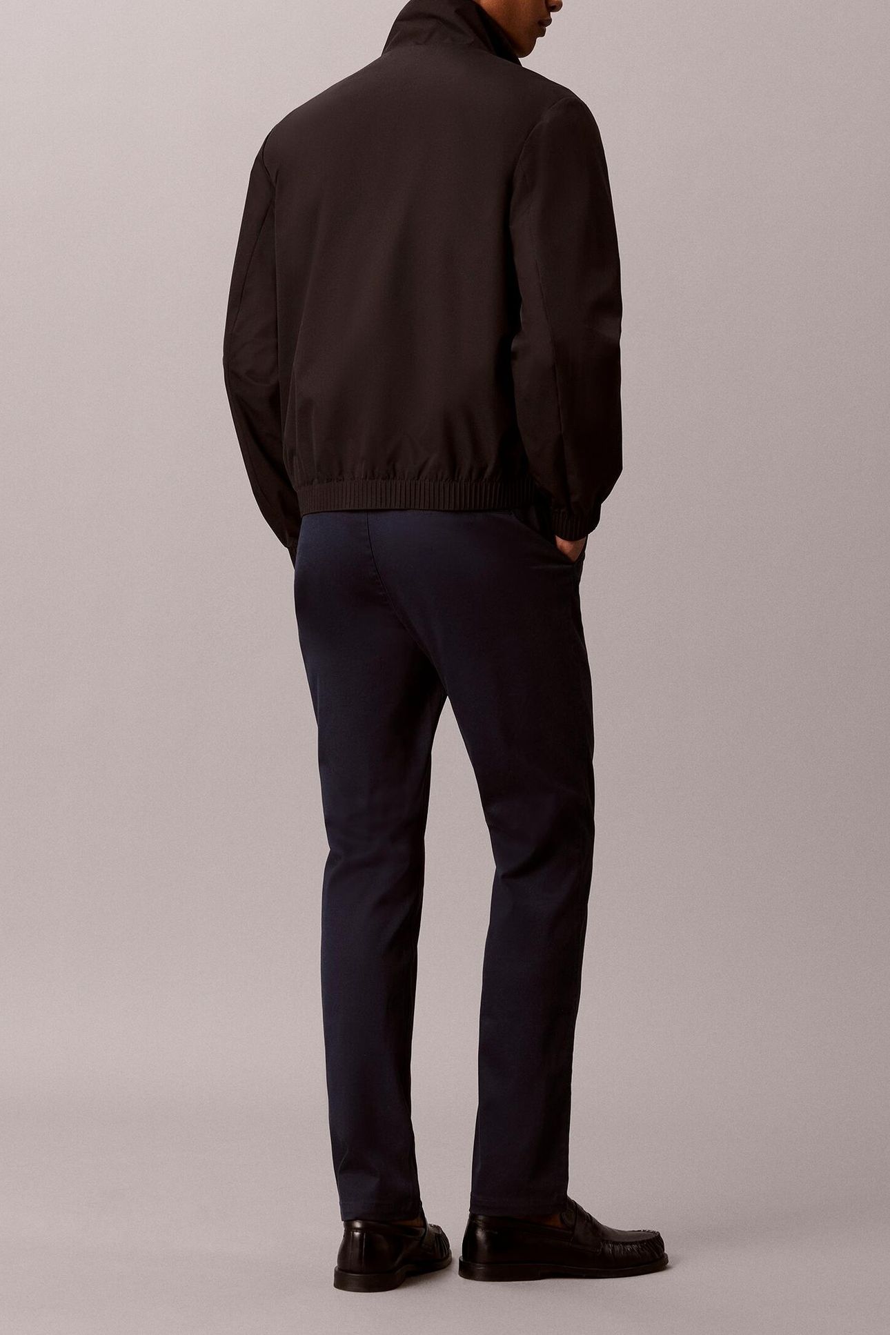 SLIM REFINED COTTON STRETCH DARK SAPPHIRE 4