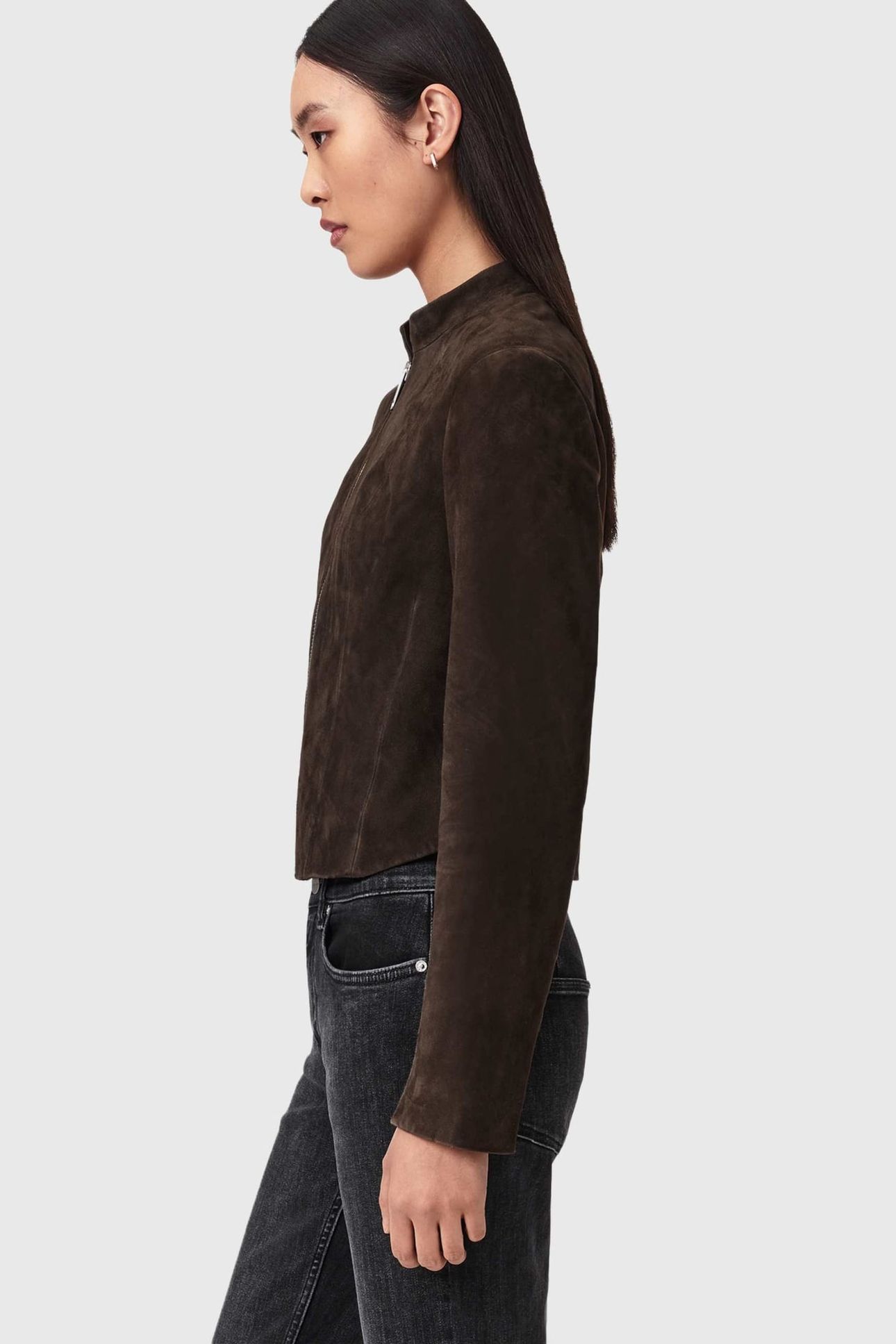 SADLER SUEDE JACKET BITTER BROWN 5