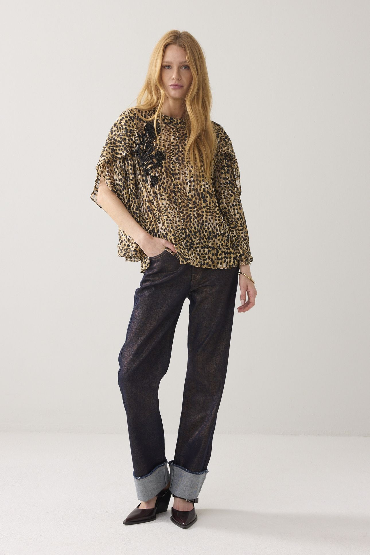 TOP ANIMAL SPOTPRINT WHITES 3