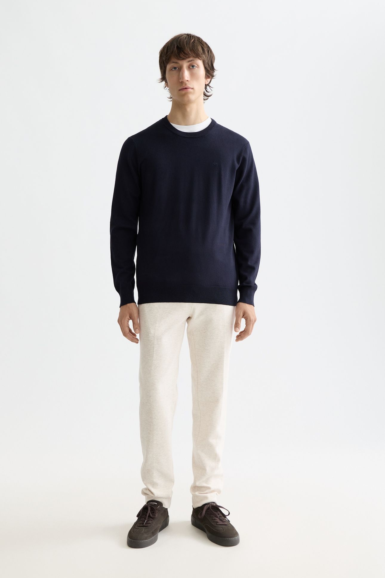 ECOVERO REGULAR-FIT PULLOVER NAVY 3