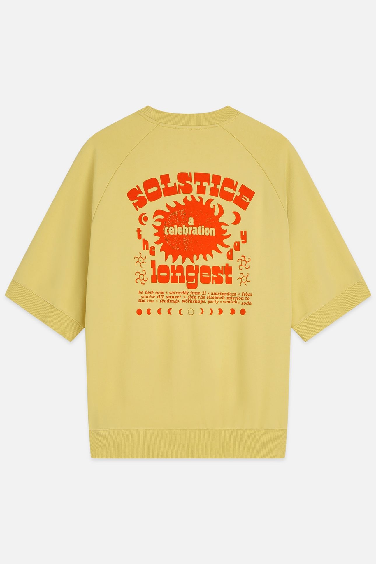 FRONT AND BACK ARTWORK LOOSEFIT SHORTSLEEVE SWEATSHIRT BRIGH 2