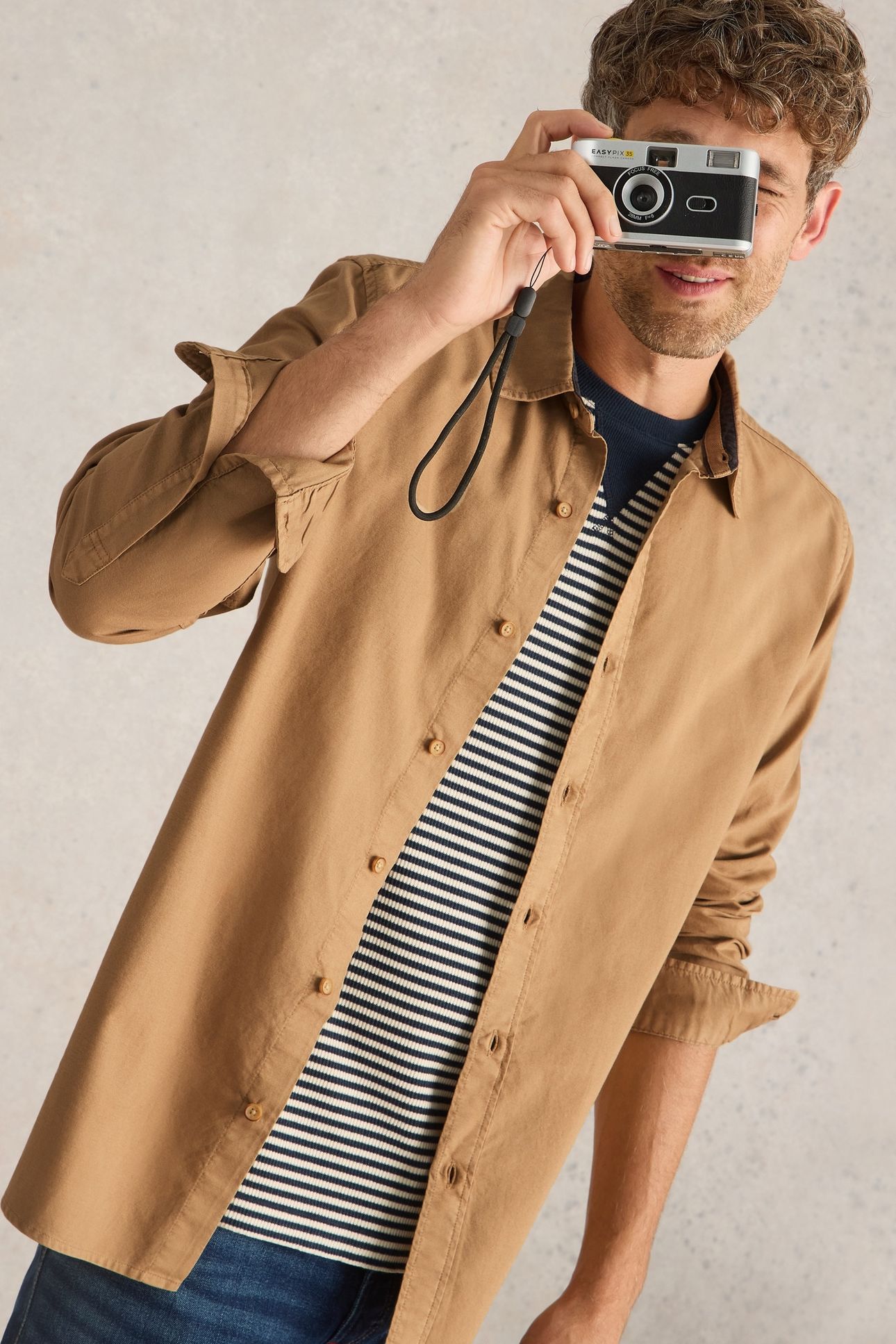 BRUTON OXFORD SHIRT LIGHT TAN 6