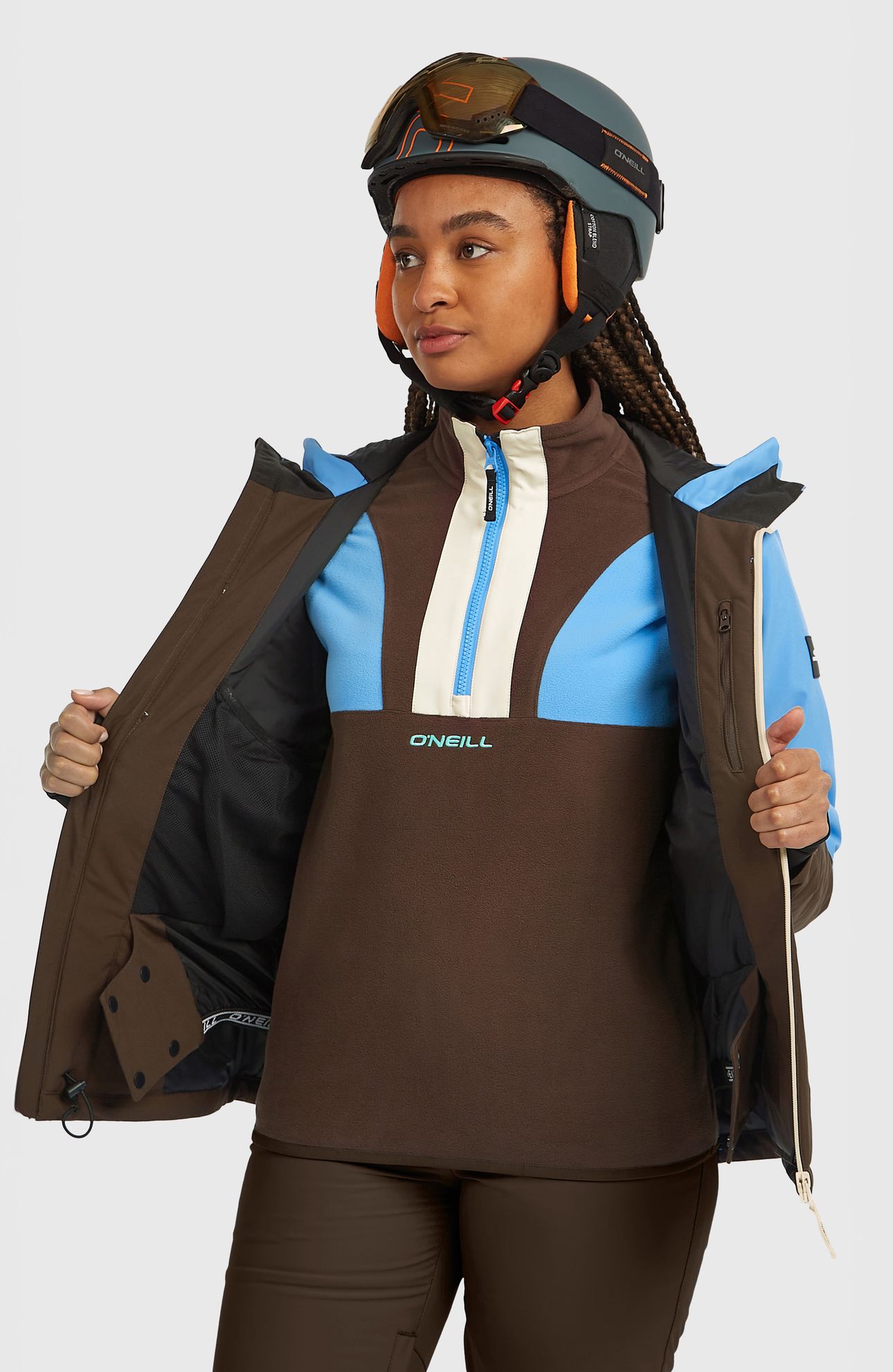 FWC'CRUZ TRIPLE SNOW JACKET BLUE POPPY COLOUR BLOCK 8