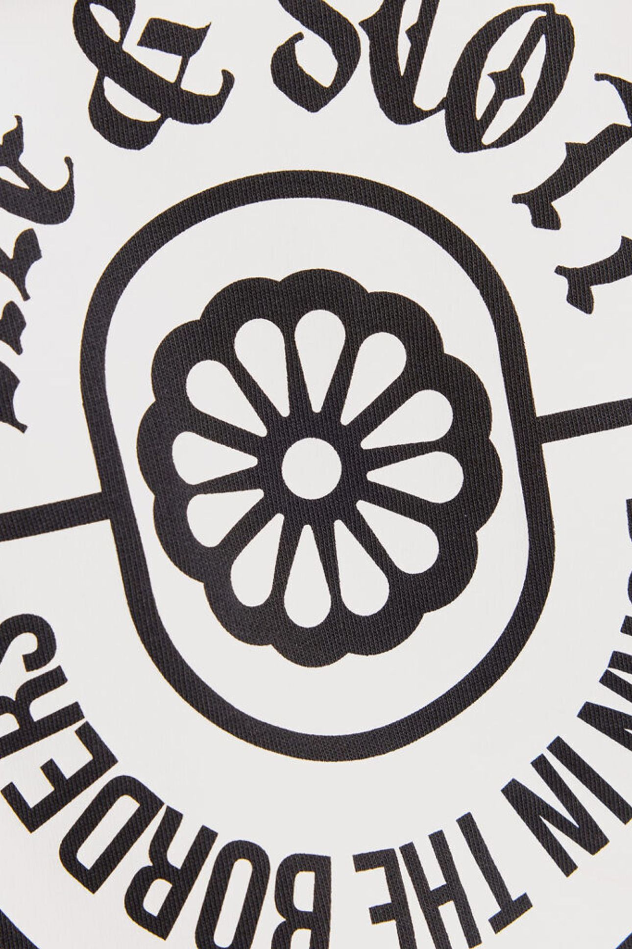 BORDERS LABEL GRAPHIC HOODIE JET BLACK 7