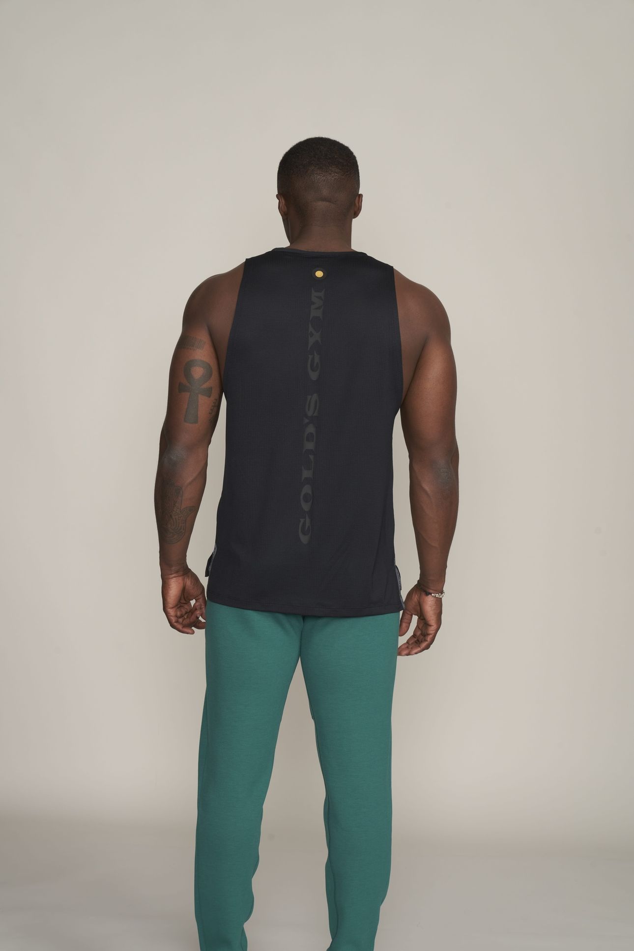 MENS TANKTOP - PIERCE BLACK 3
