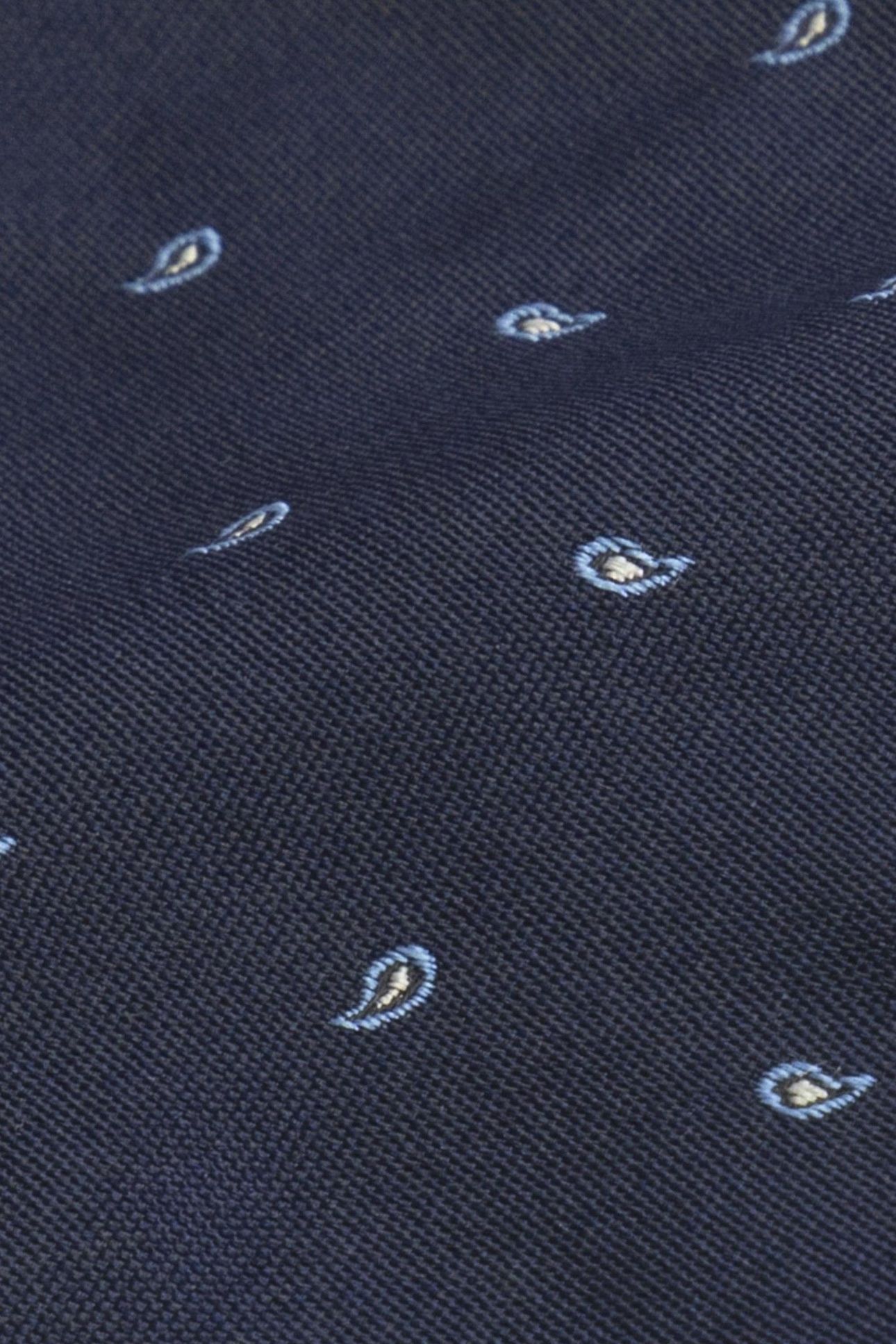 MICRO PAISLEY SILK TIE NIGHT SKY 2