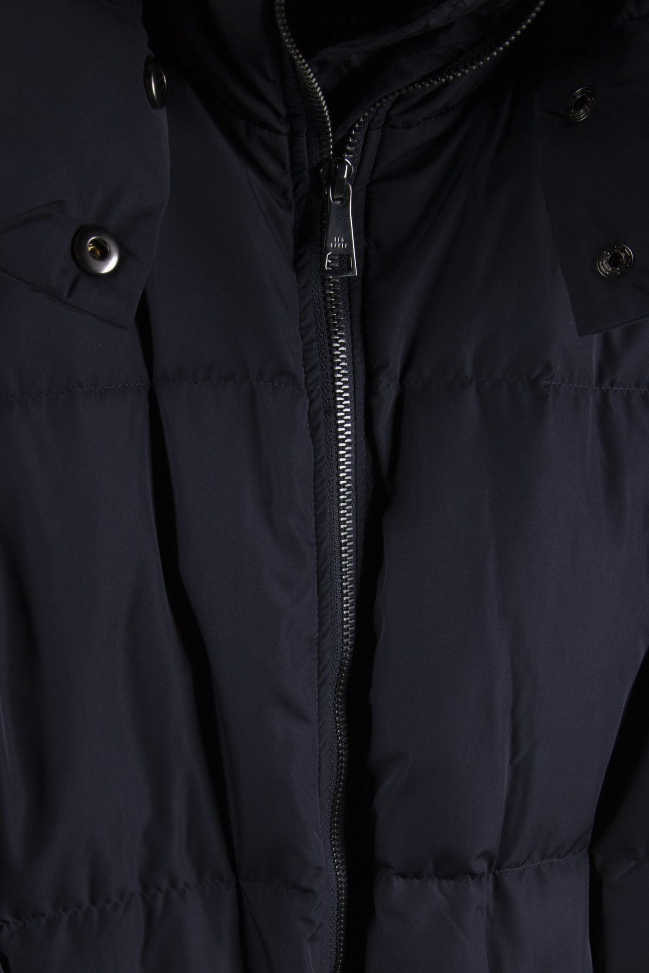 RESPONSIBLE DOWN QUILTED COAT WITH HOOD NAVY 4