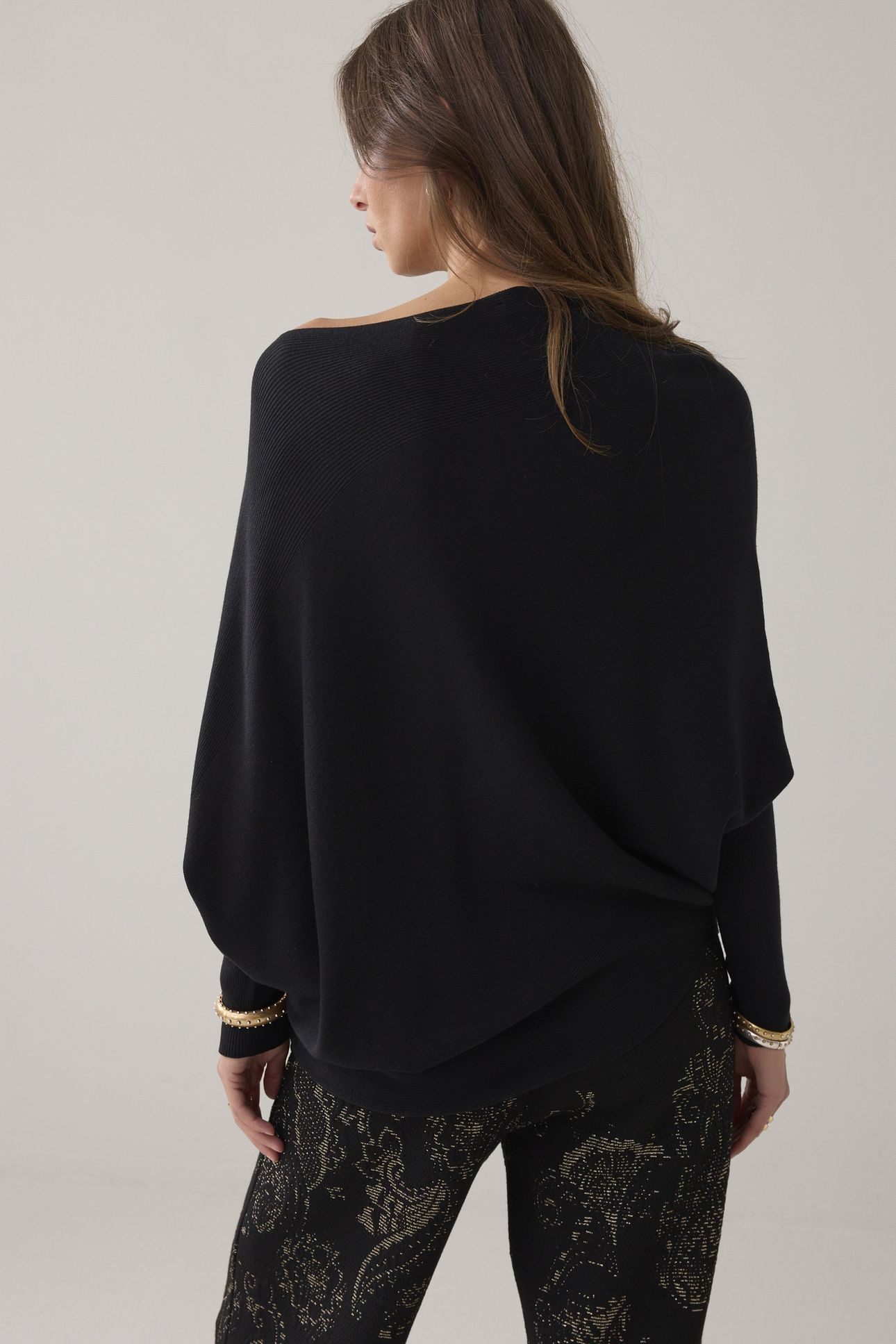 SWEATER VISCOSE BLEND KNIT BLACKS 2