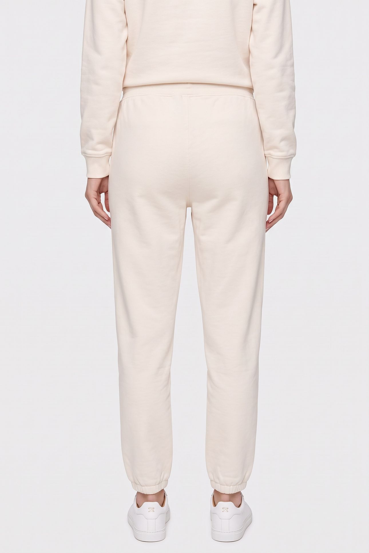 CORE FLATLOCK RELAXED JOGGER PANTS WHITE TRADITIONAL 2